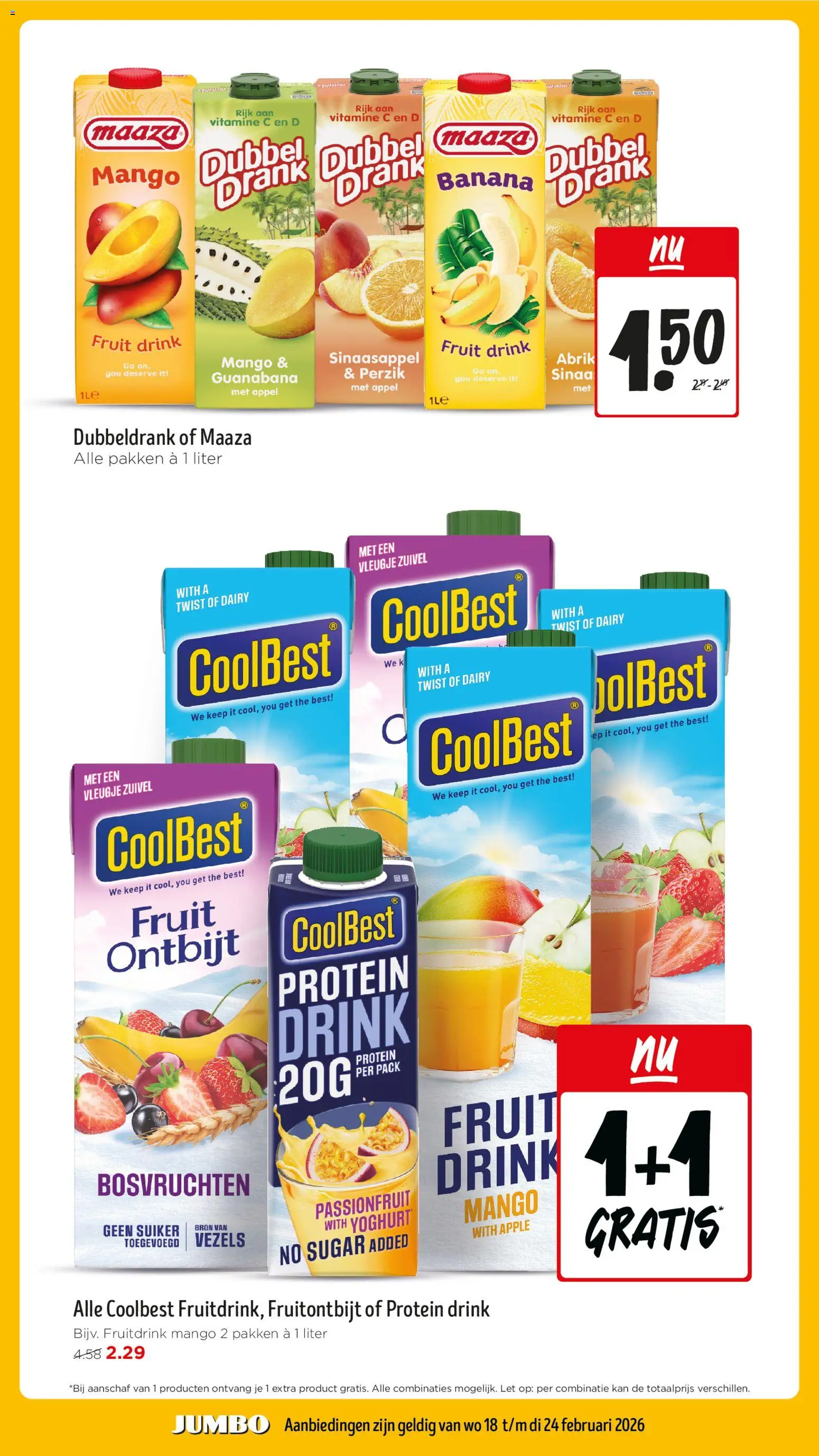 {H1} | Pagina: 10 | Producten: Zuivel, Waffelini, Kan, Fruit