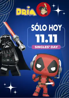 Vista previa Drim Singles´day válido desde el 11.11.2025