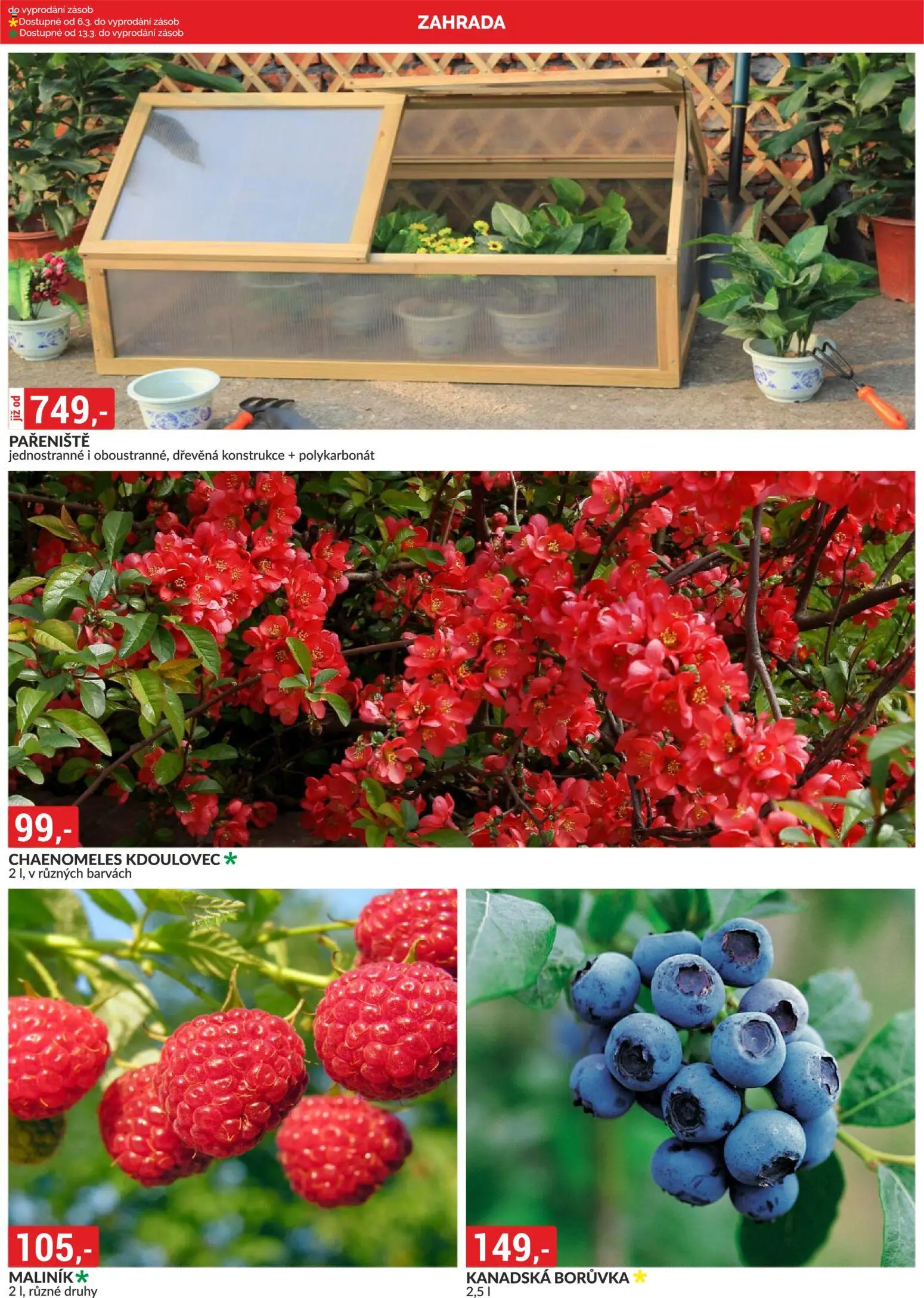 BAUMAX leták od 01.03.2026 | Strana: 5 | Produkty: Pařeniště, Zahrada