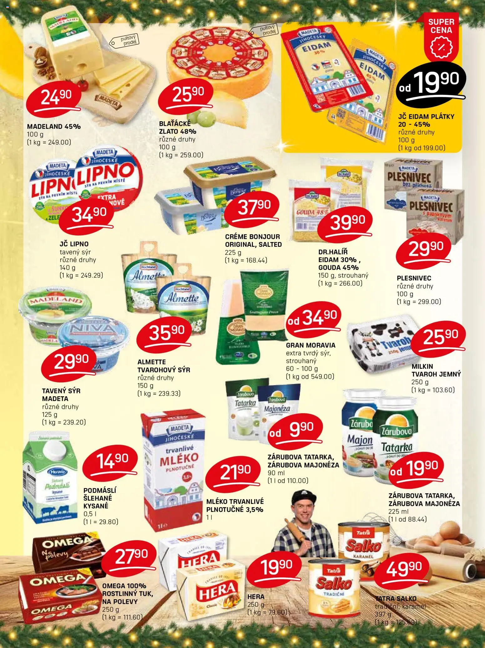 Flop leták od 10.12.2025 | Strana: 4 | Produkty: Tavený sýr, Tatarka, Omega, Podmáslí
