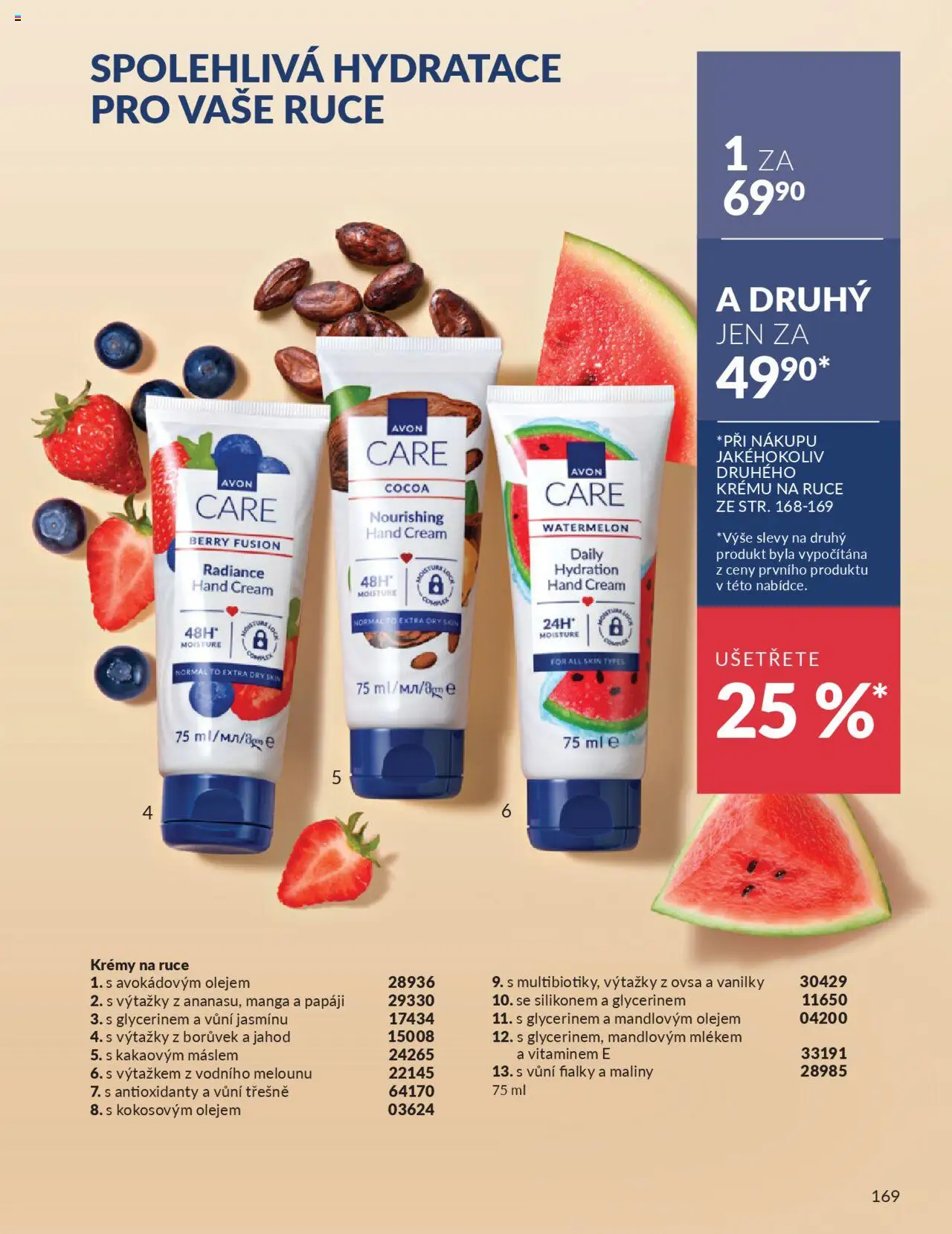 Avon katalog 9/2025 od 01.09.2025 | Strana: 171 | Produkty: Třešně, Krémy na ruce, Maliny