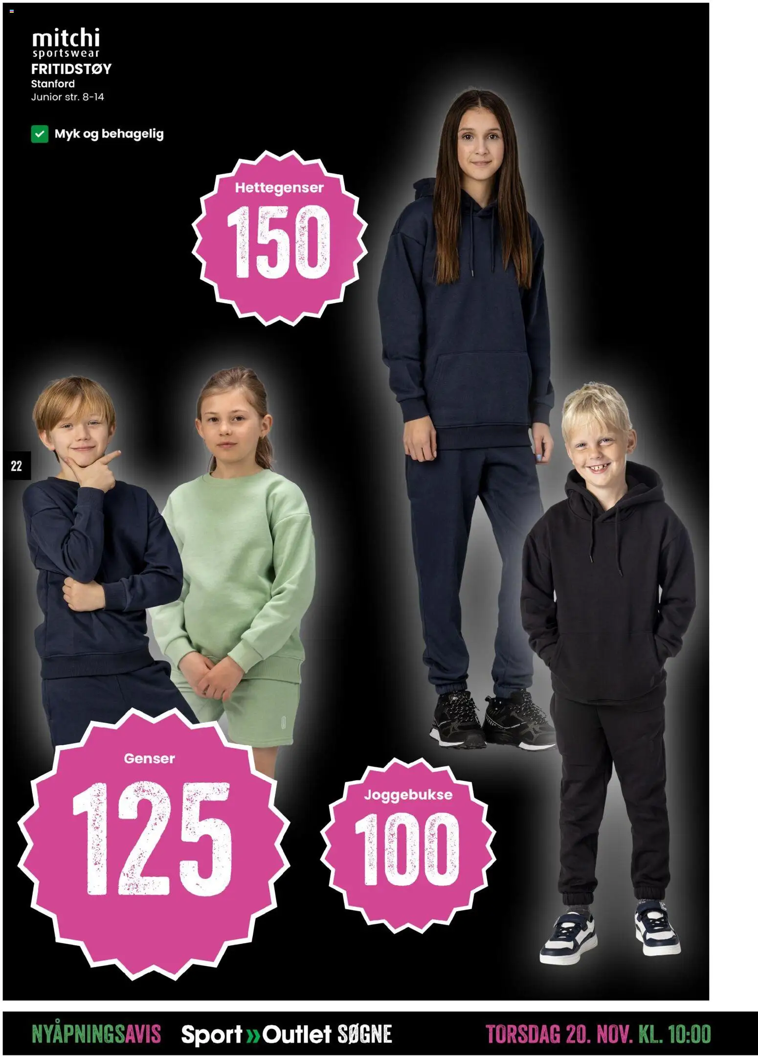 {H1} | Side: 22 | Produkter: Genser, Hettegenser