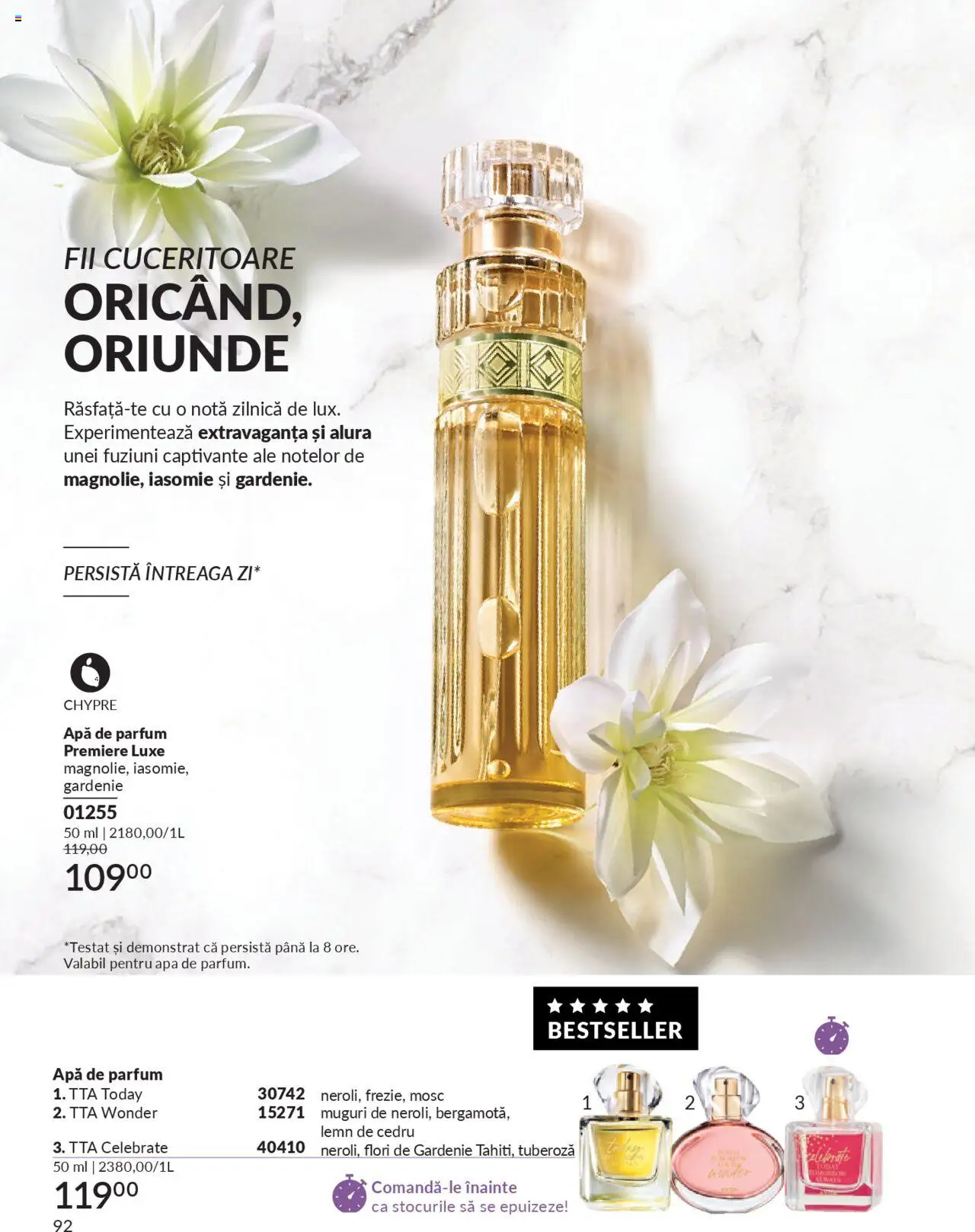 Catalog Avon - 09 2025 – valabil de la 01.09.2025 | Pagină: 92 | Produse: Apă de parfum, Parfum, Apă