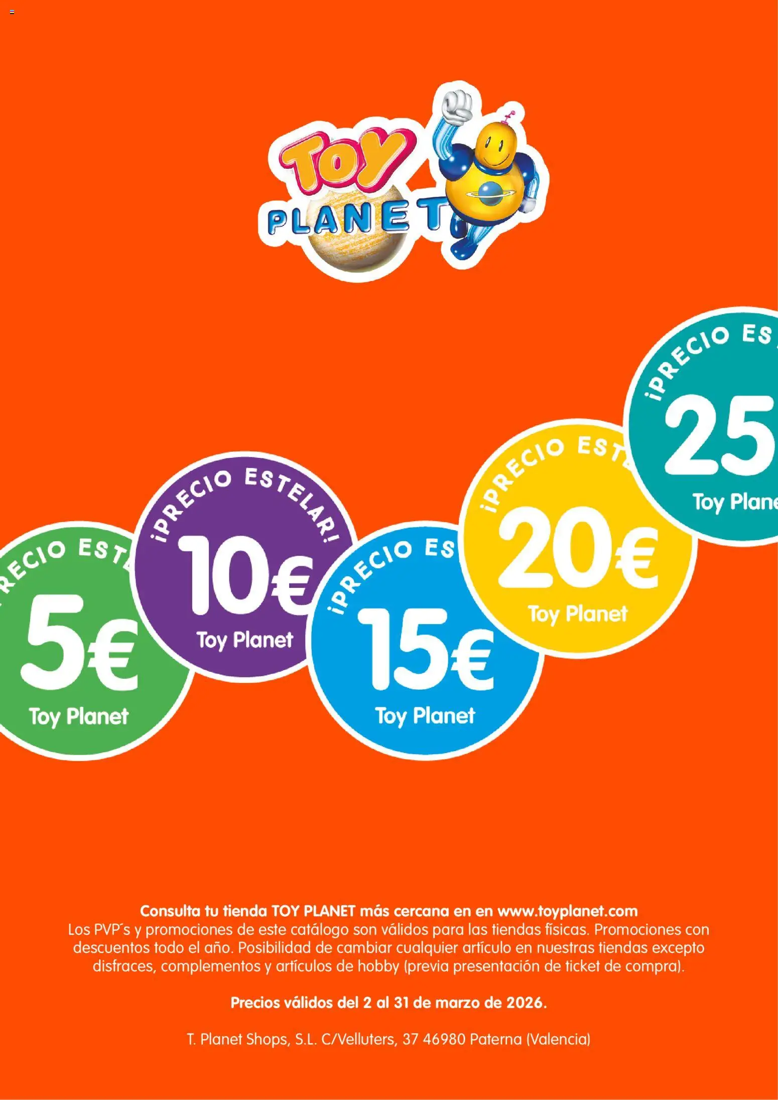 Toy Planet catálogo  Precios Estelares │ válido desde el 02.03.2026 | Página: 14
