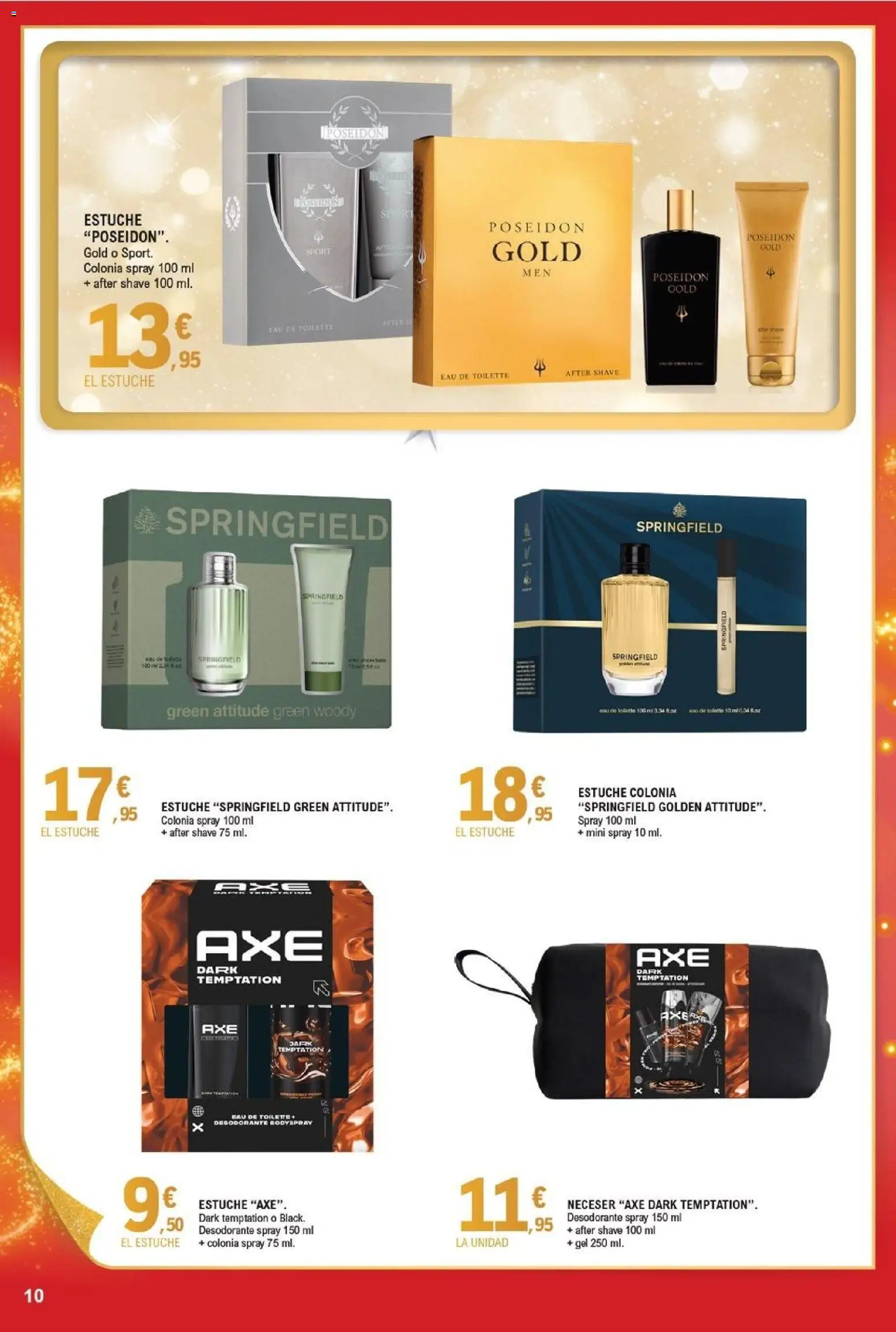 E.Leclerc folleto │ válido desde el 03.12.2025 | Página: 10 | Productos: Eau de toilette, Colonia, Desodorante, Neceser