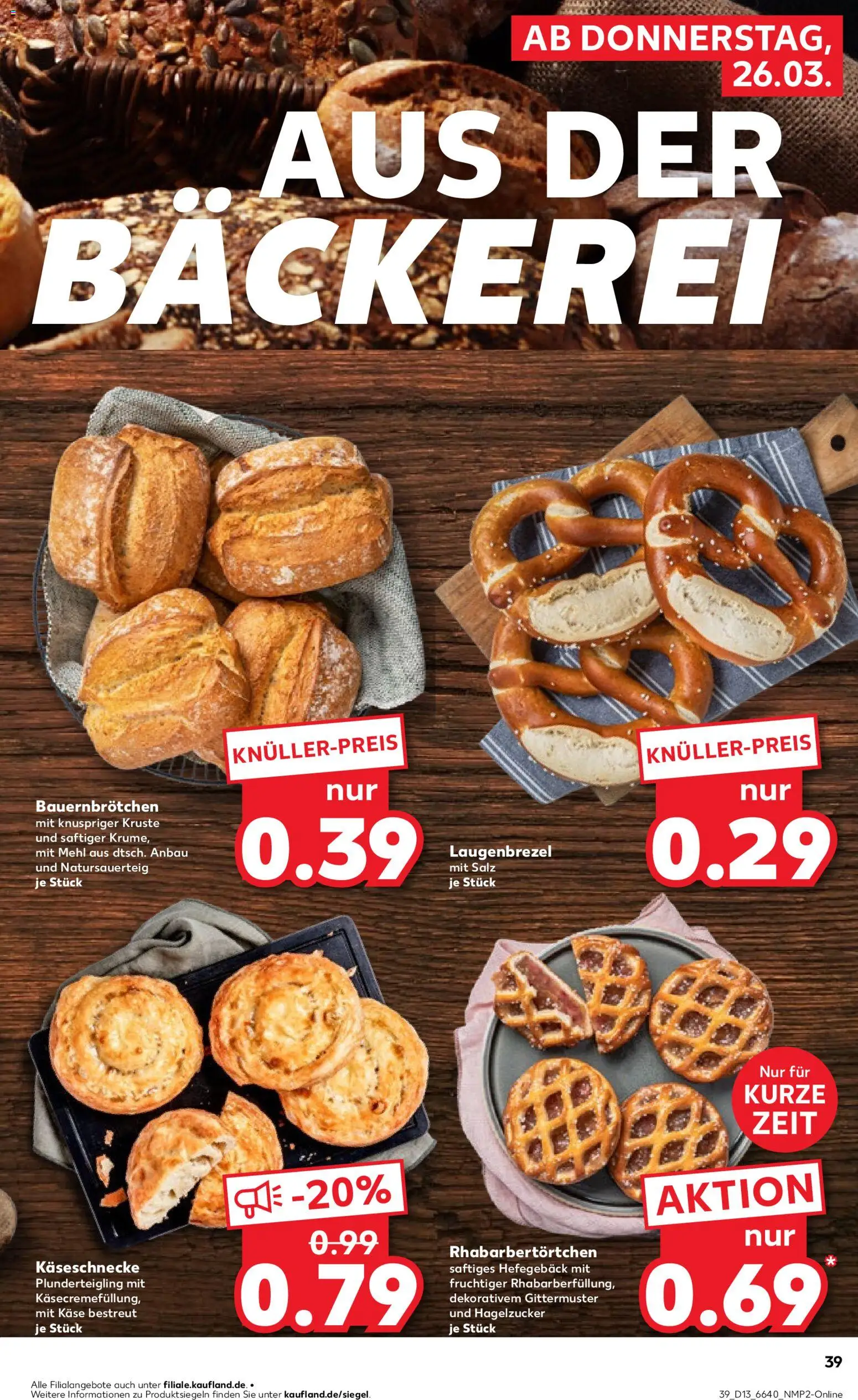 Kaufland Německo leták od 26.03.2026 | Strana: 39 | Produkty: Kaše