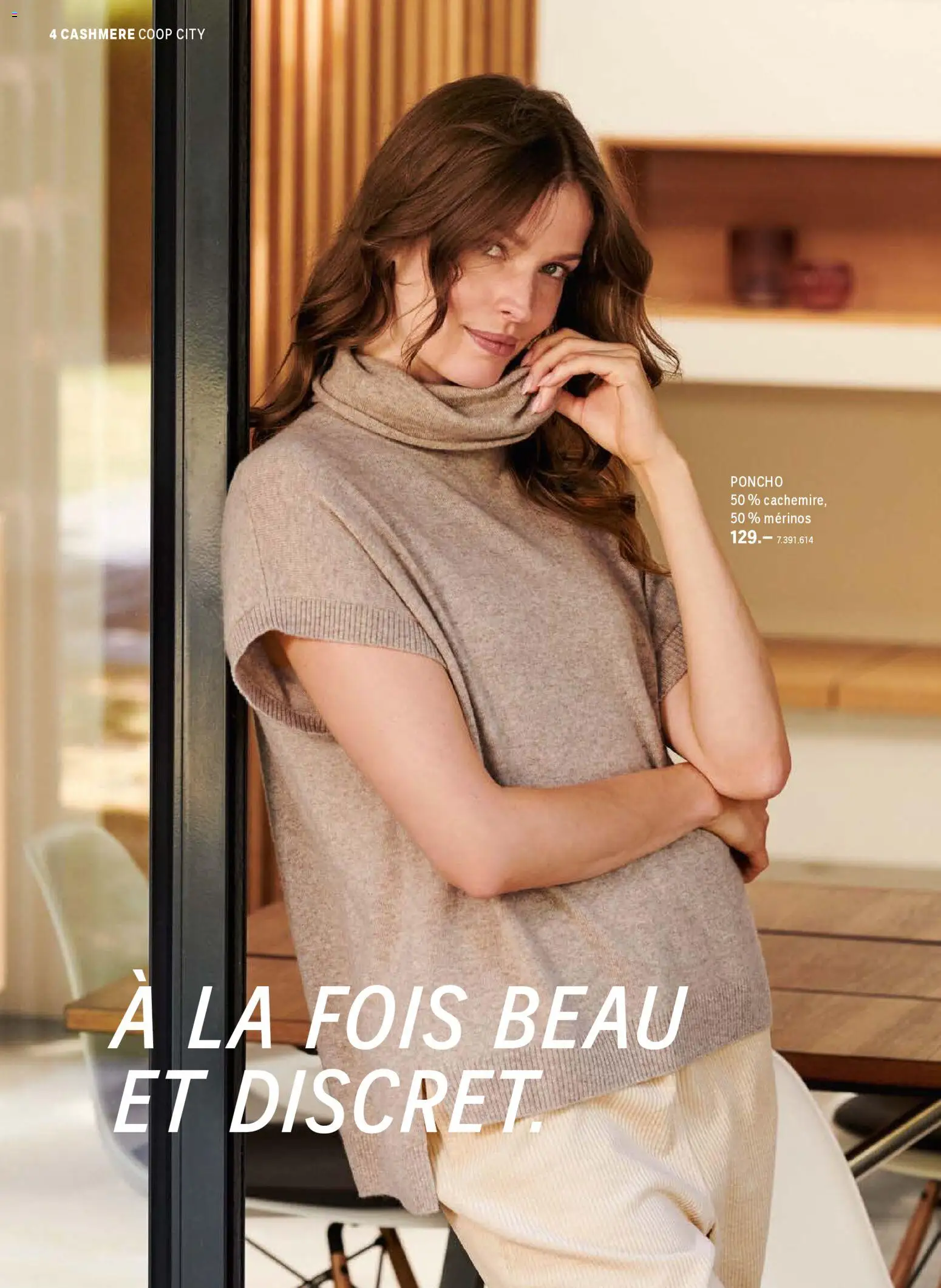 Coop City Aktionen Cashmere Kollektion FR – gültig ab 23.01.2026 | Seite: 4 | Produkte: Poncho