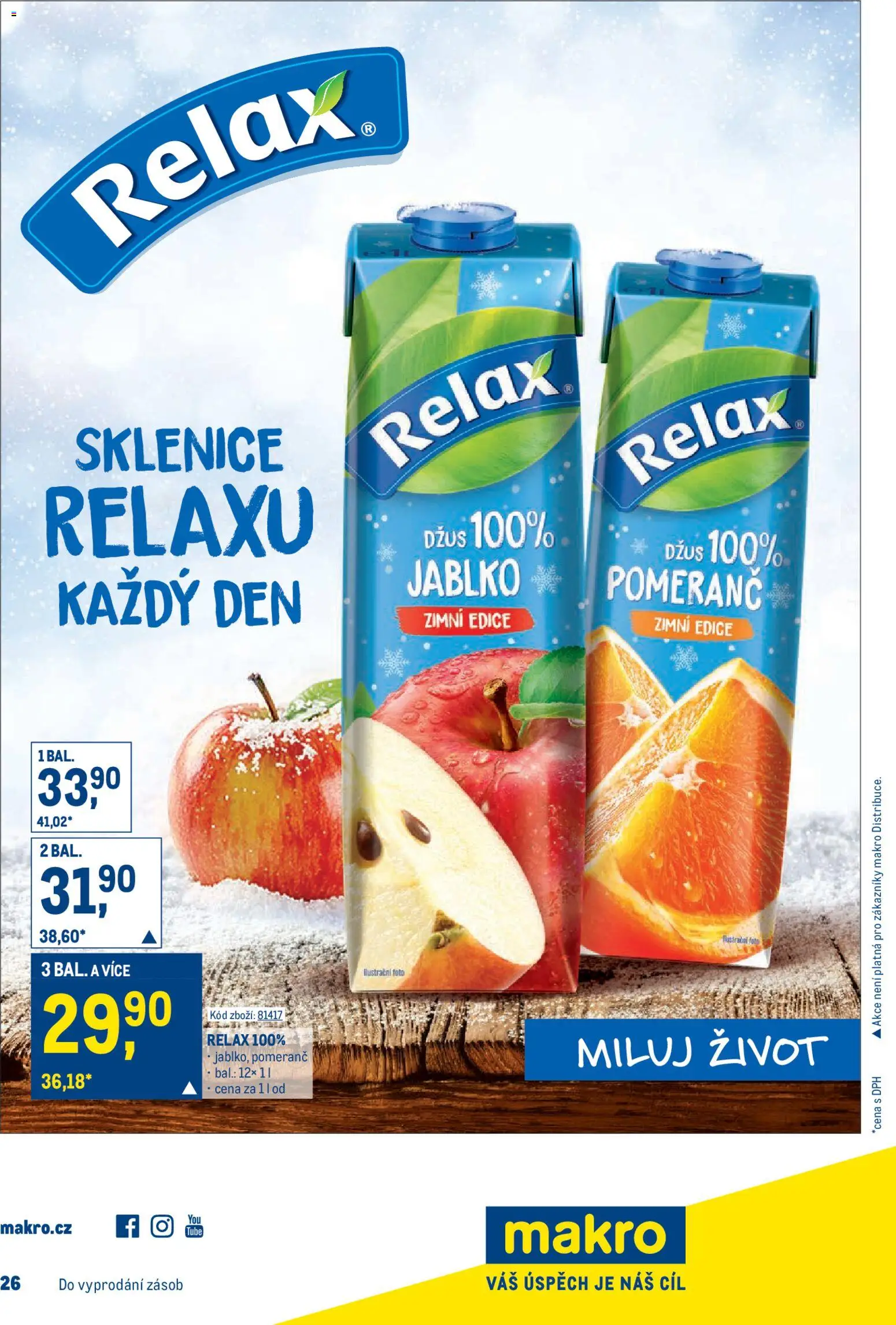 Makro leták - Maloobchod od 03.12.2025 | Strana: 17 | Produkty: Džus, Sklenice