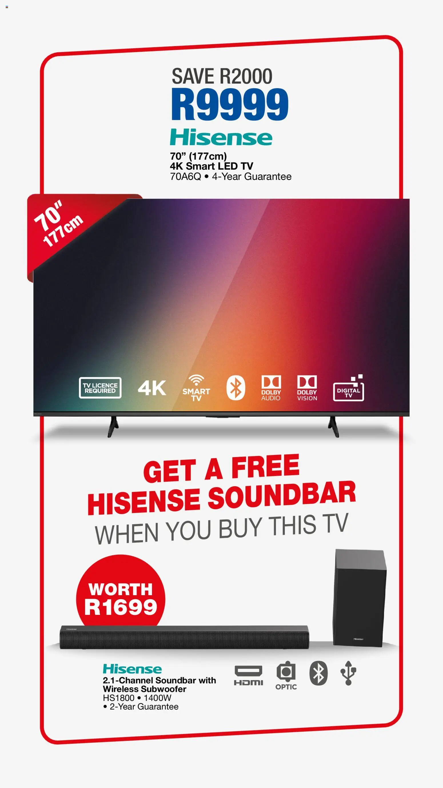 New OK Furniture catalogue – valid from 26.01.2026 | Page: 3 | Products: Audio, TV, Soundbar, Subwoofer