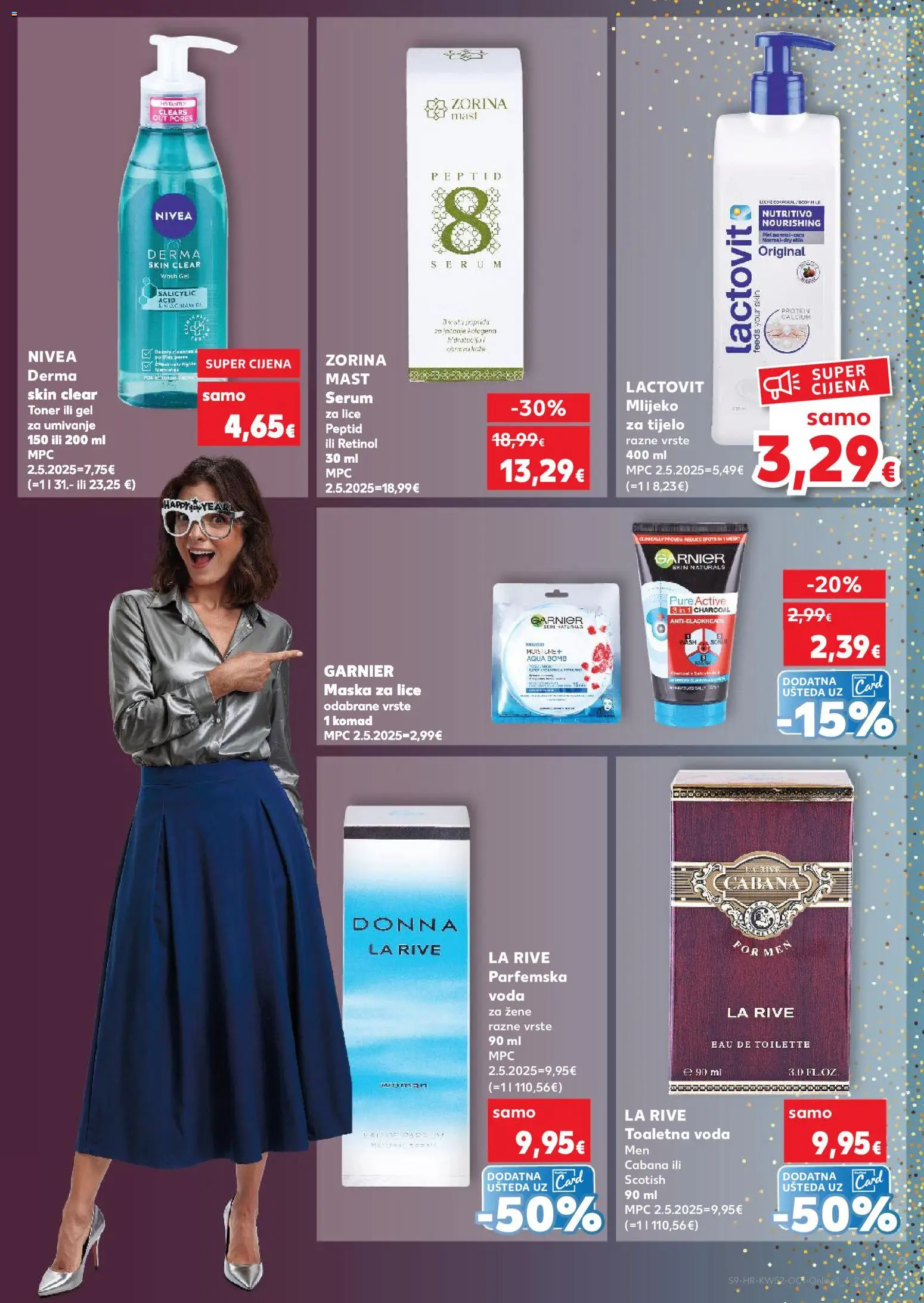 Kaufland katalog | vrijedi od 27.12.2025 | Stranica: 9 | Proizvodi: Maska za lice, Mlijeko za tijelo, Voda, Garnier