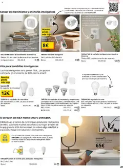 Catálogo IKEA Iluminación │ válido desde el 01.09.2025 | Página: 27 | Productos: Té, Enchufe, Lámpara