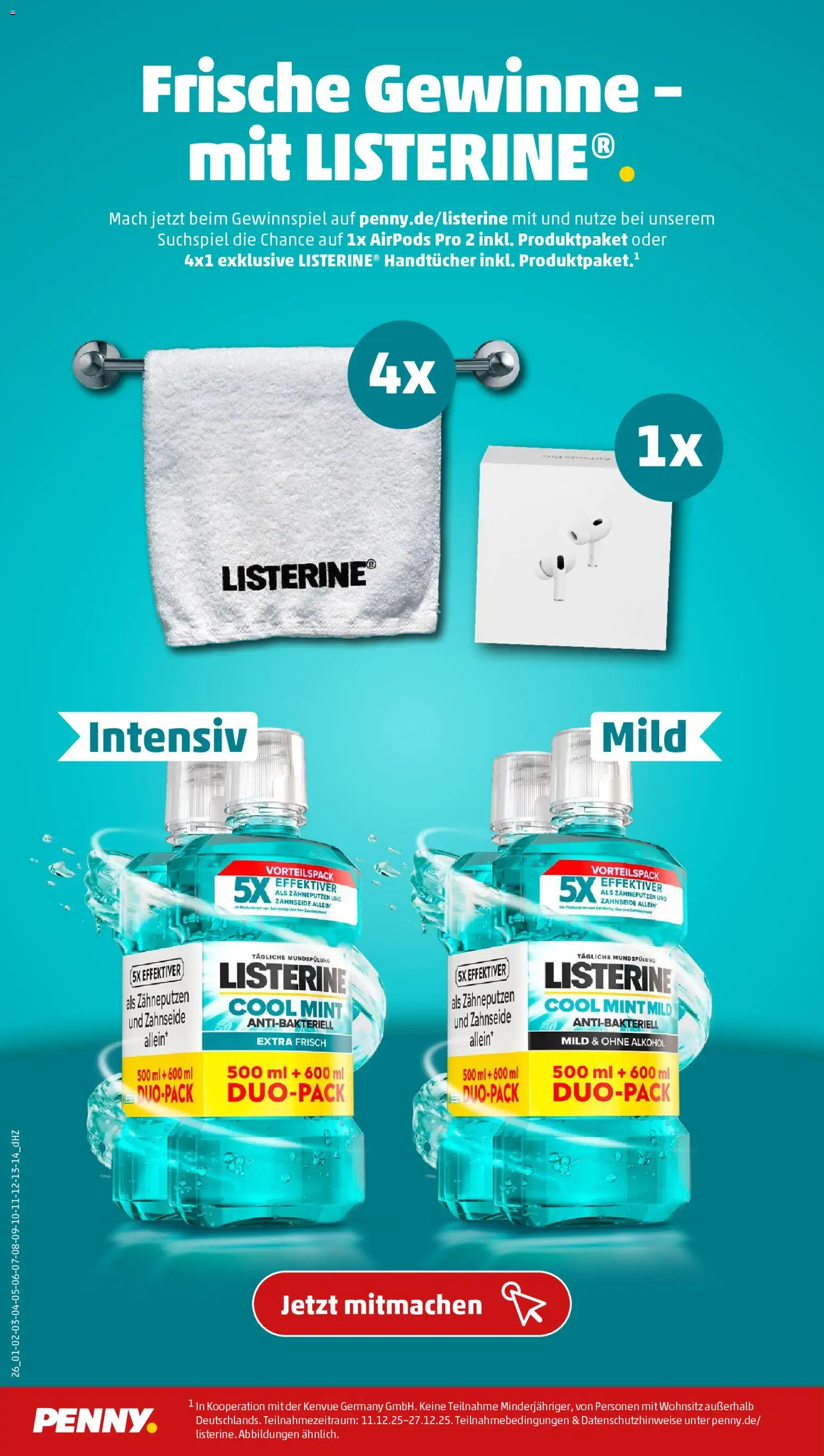 Penny Prospekt 	 – gültig ab 22.12.2025 | Seite: 30 | Produkte: Airpods, Listerine