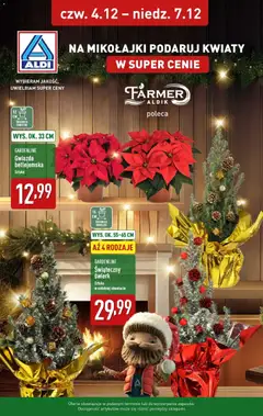 Pogląd oferty "Aldi Gazetka - Na Mikołajki podaruj kwiaty" - ważna od 04.12.2025