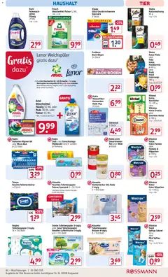 Rubin Duft- oder Geruchsstopp Müllbeutel, Duft- oder Geruchsstopp Müllbeutel versch. Größen je Packung ab 10.11.2025 gültig | Seite: 15 | Produkte: Lenor, Zewa, Salami, Toilettenpapier