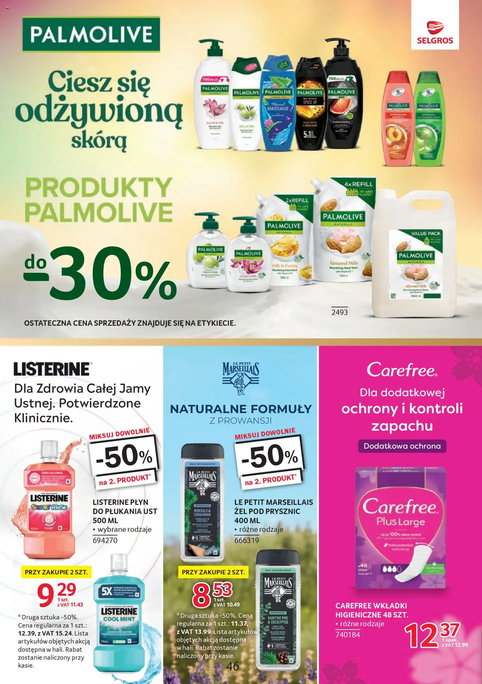 Selgros cash&carry Gazetka - Markowe produkty od 04.12.2025 | Strona: 39 | Produkty: Prysznic, Żel pod prysznic