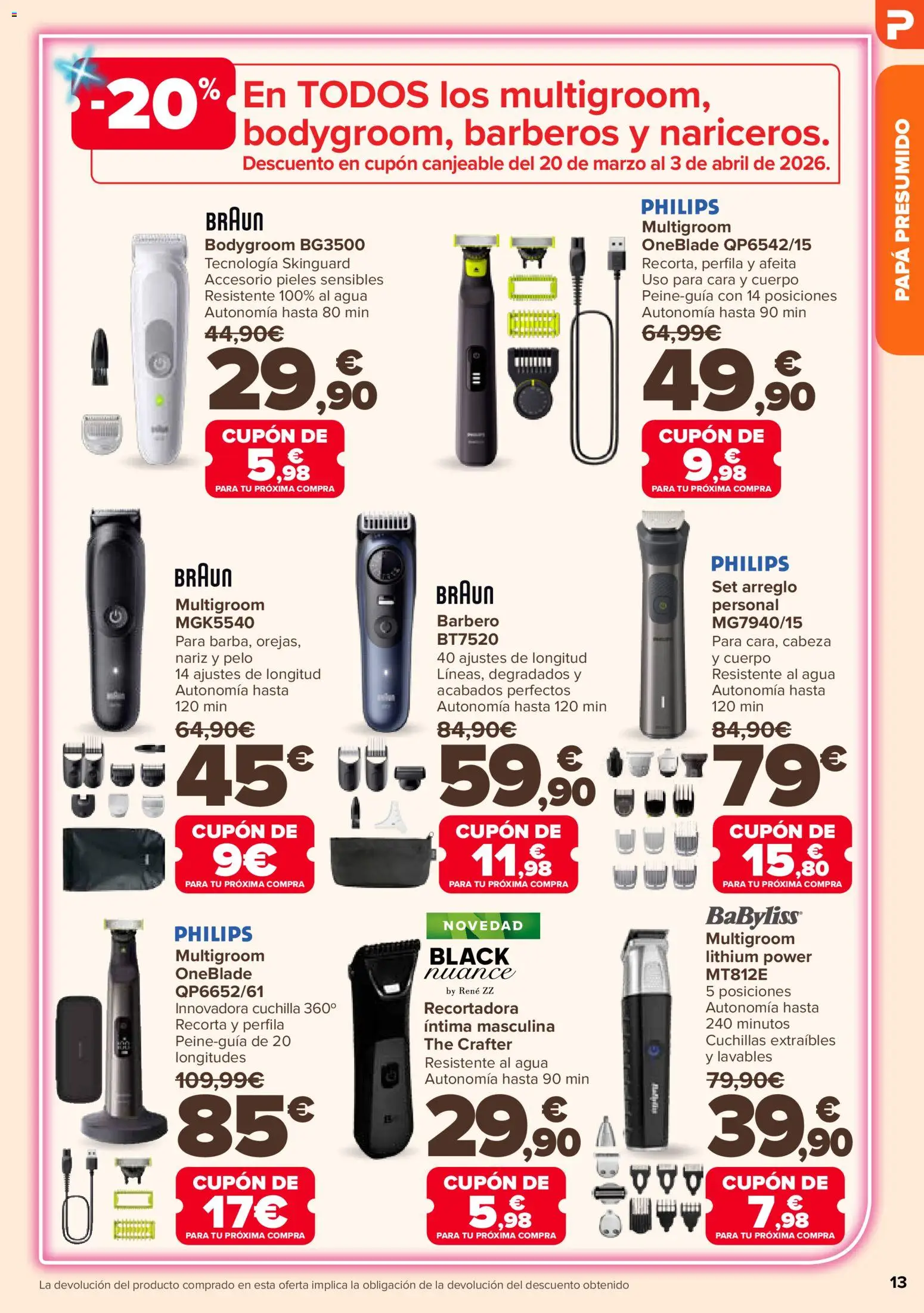 Carrefour folleto Dia del Padre │ válido desde el 04.03.2026 | Página: 13