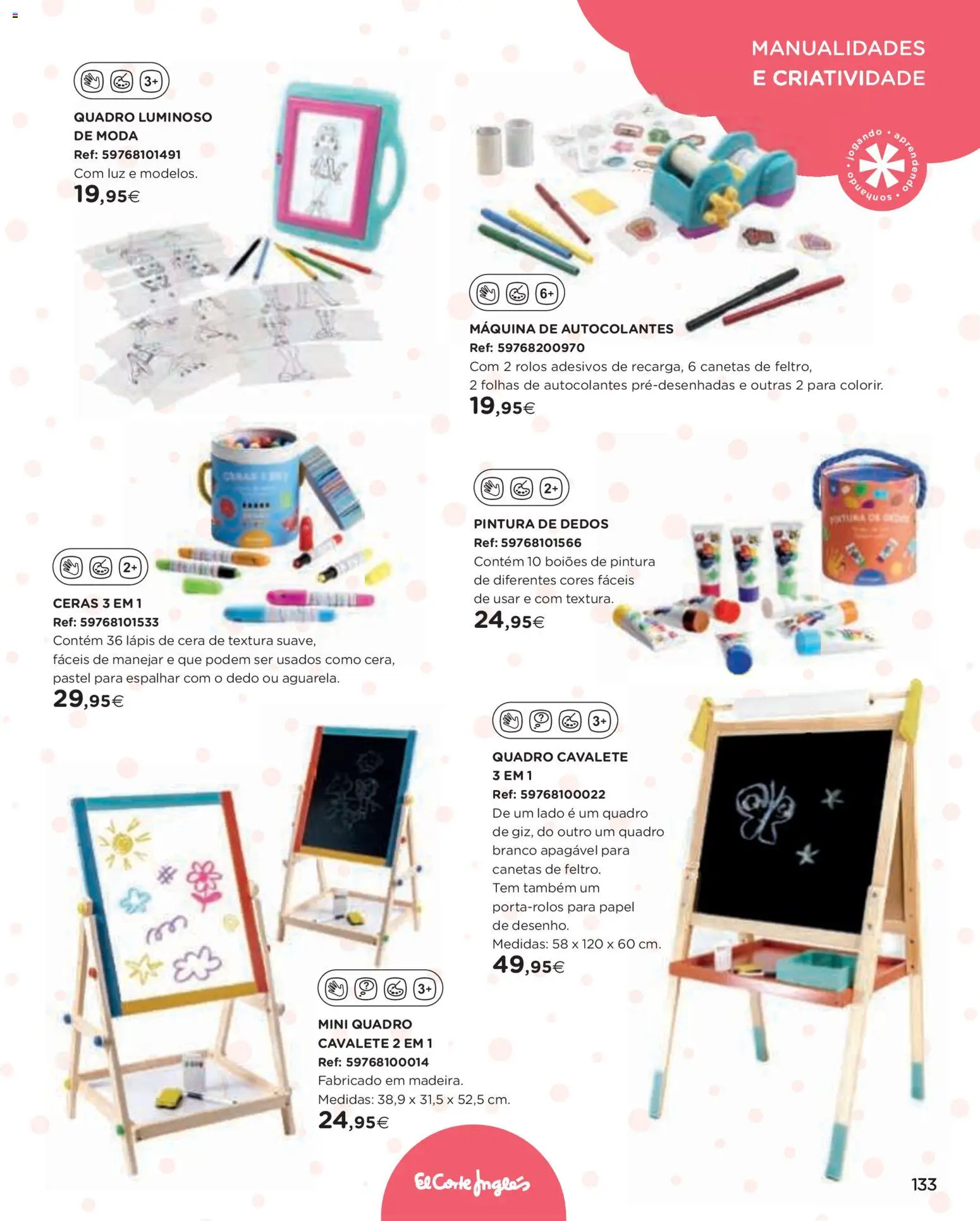 El Corte Ingles folheto │ válido de 11.11.2025 | Página: 133 | Produtos: Quadro, Cavalete, Cera