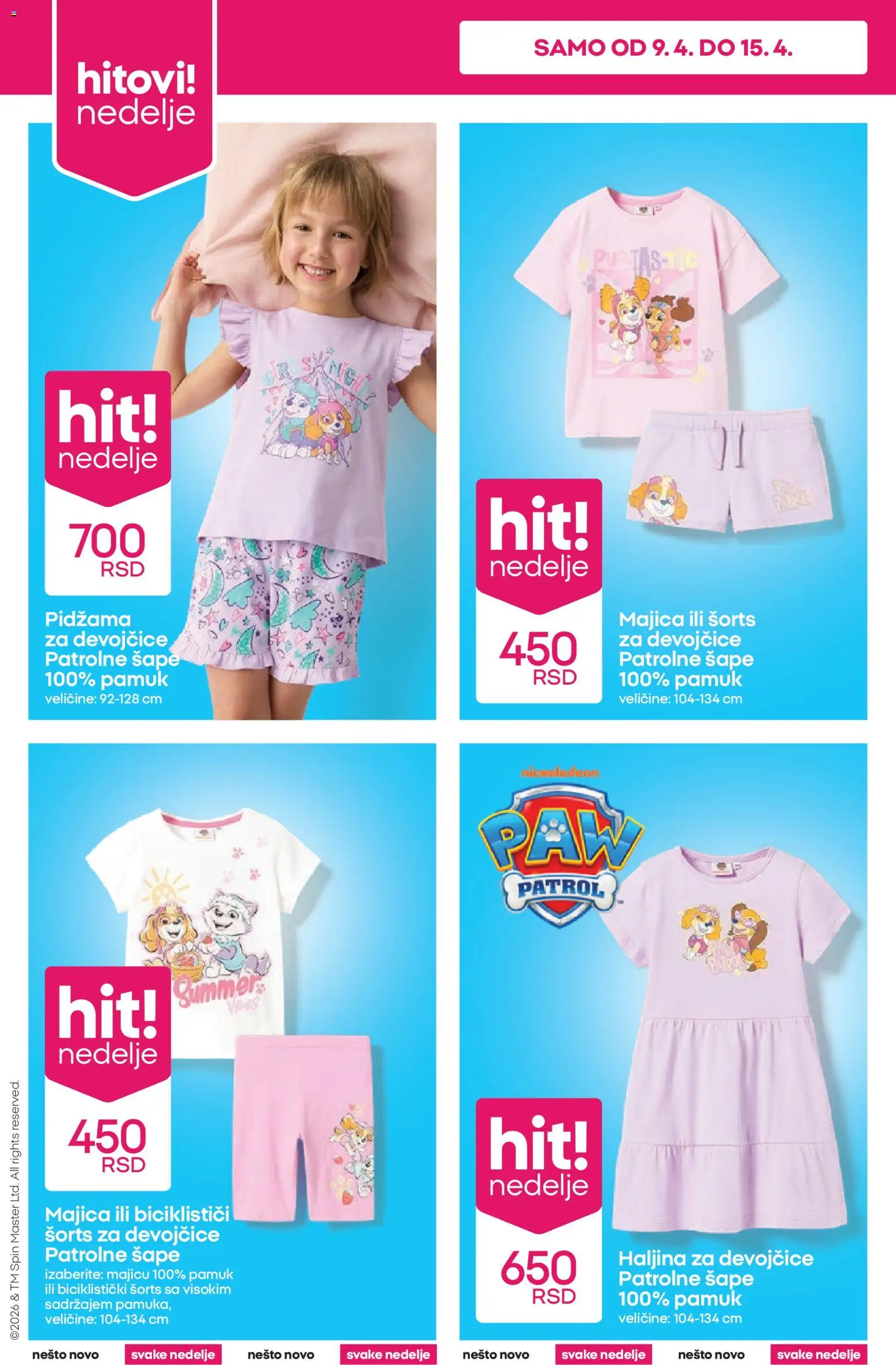 Pepco katalog - važi od 09.04.2026 | Strana: 2 | Proizvode: Haljina, Pidžama