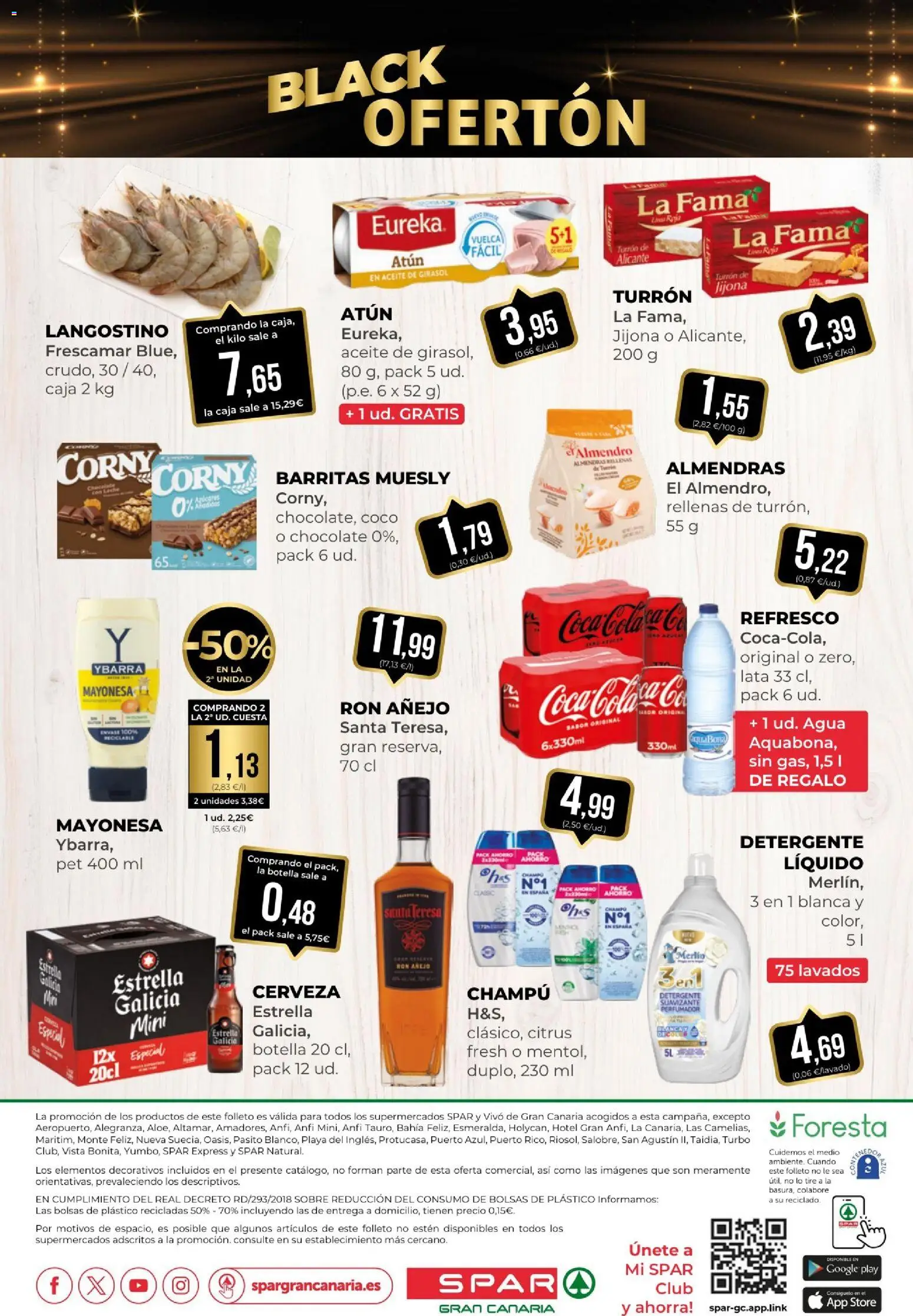 Spar - Black Friday │ válido desde el 26.11.2025 | Página: 5 | Productos: Cerveza, Τυρόπιτα, Aceite de girasol, Langostino