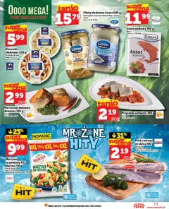 Topaz Gazetka MAZ od 18.09.2025 | Strona: 15 | Produkty: Śledź, Łosoś wędzony, Łosoś, Patelnie