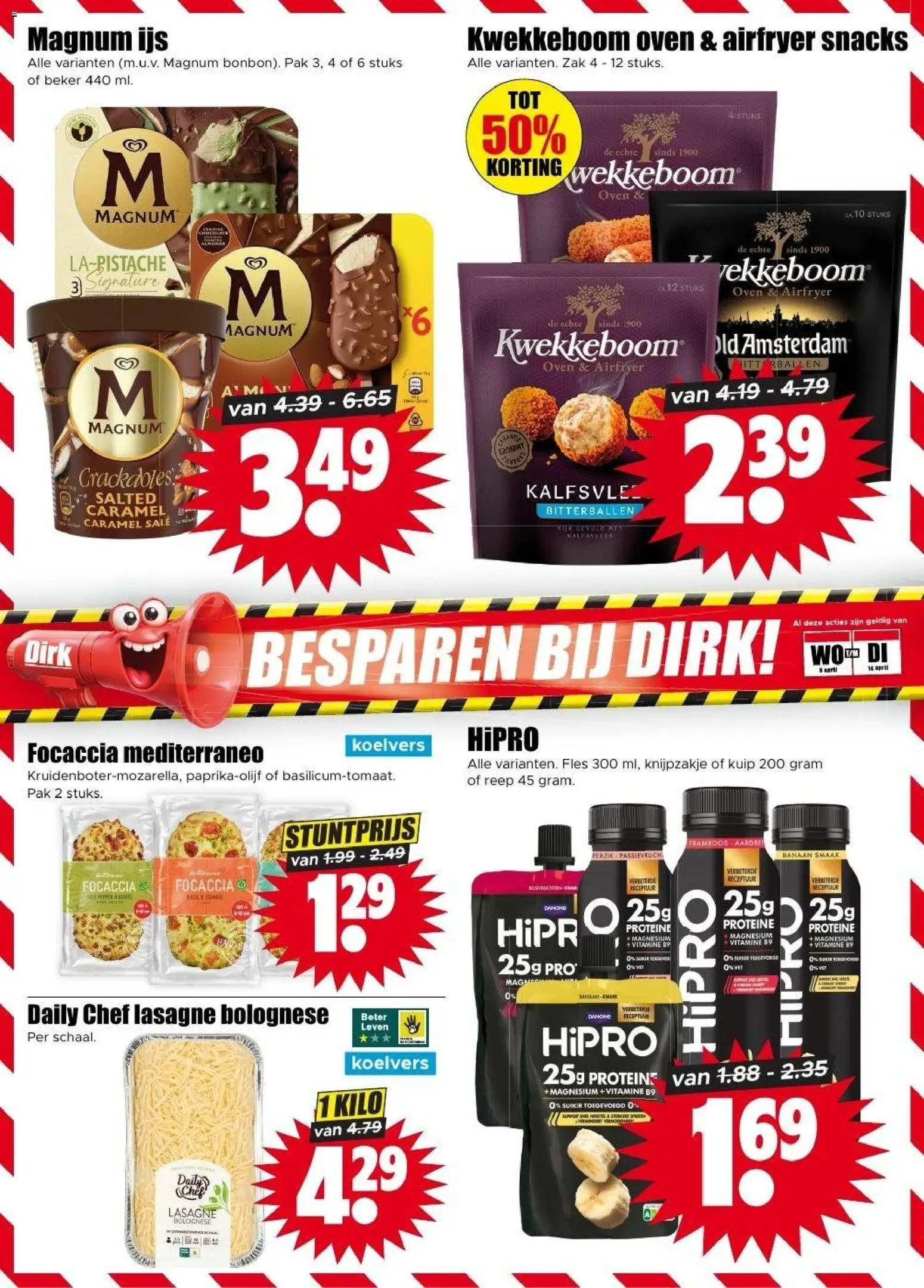 {H1} | Pagina: 16 | Producten: Lasagne, Snacks, Boter, Schaal