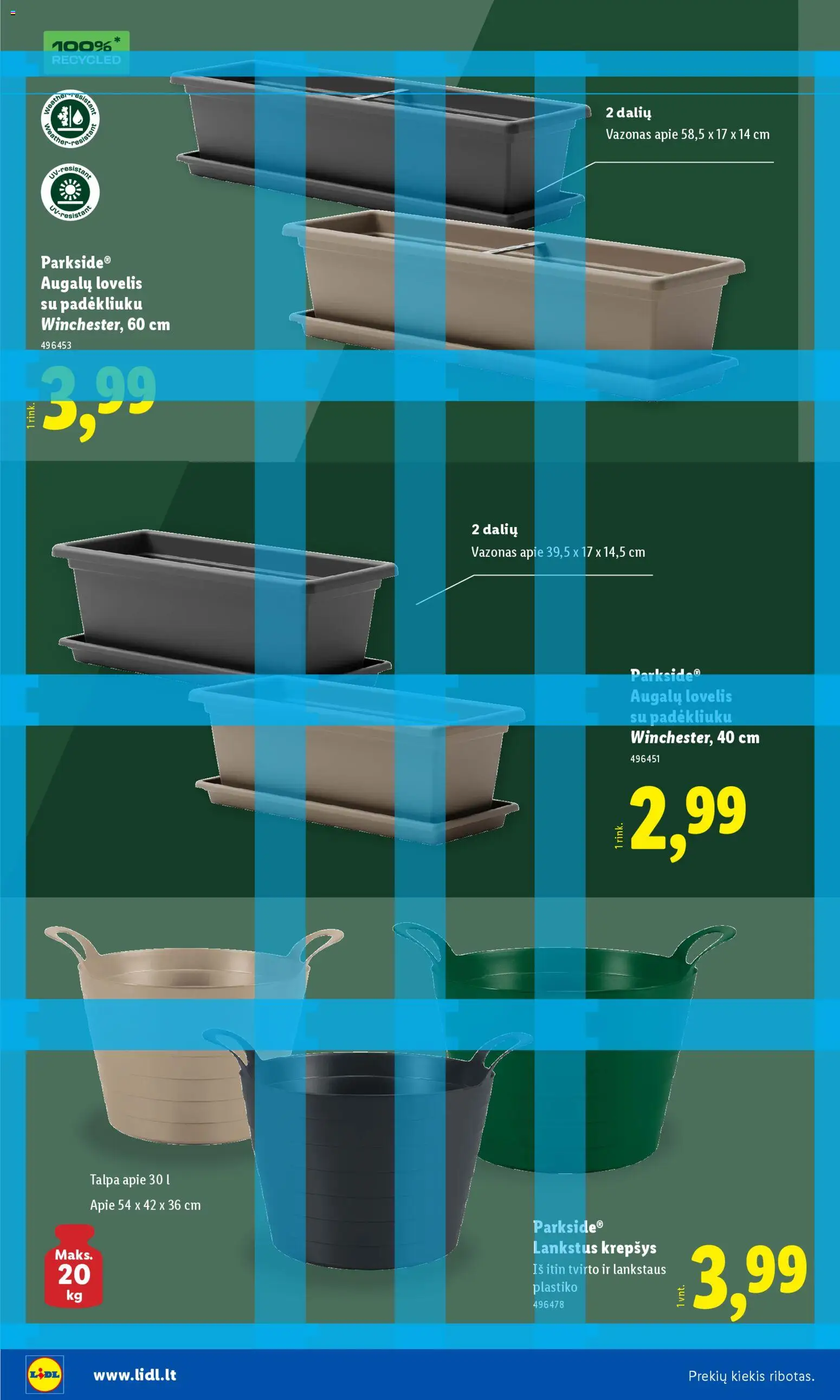 LIDL akcijos nuo 16.02.2026 | Puslapis: 22 | Prekių: Krepšys, Vazonas