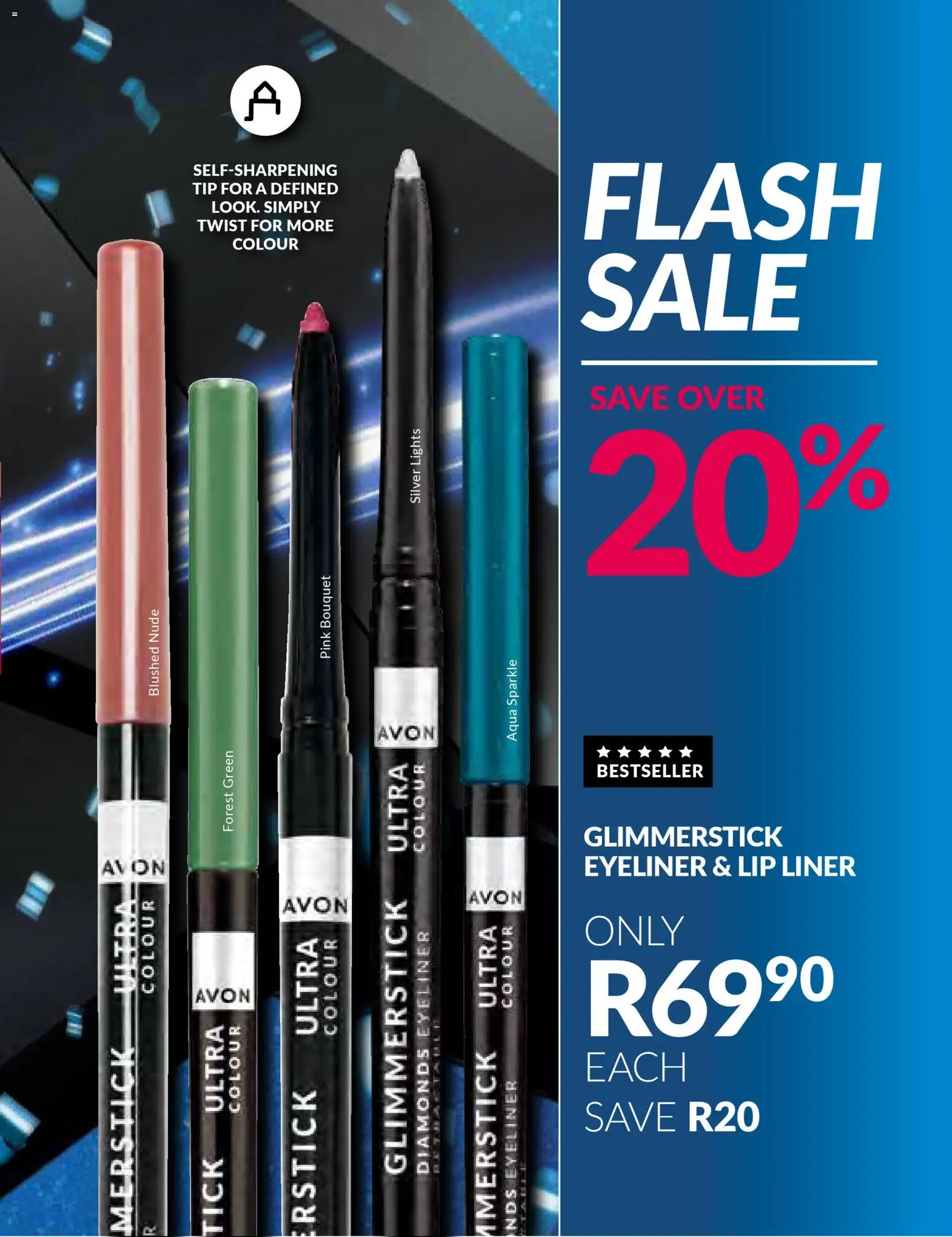 New Avon catalogue – valid from 01.12.2025 | Page: 31 | Products: Lip liner, Eyeliner