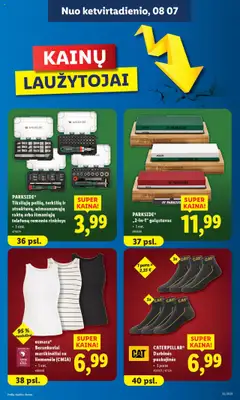 LIDL - Leidinys - Ne maisto prekių pasiūlymai│galioja nuo 04.08.2025 | Puslapis: 5 | Prekių: Marškinėliai, Liemenėlė