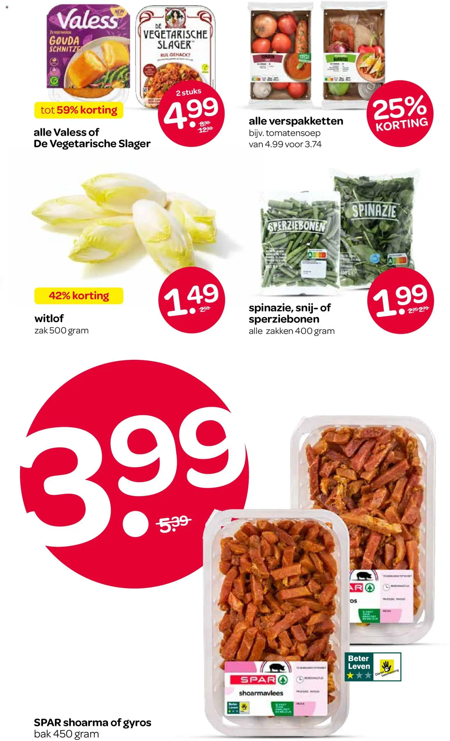 {H1} | Pagina: 5 | Producten: Spinazie, Lapzselatin, Zak, Gouda