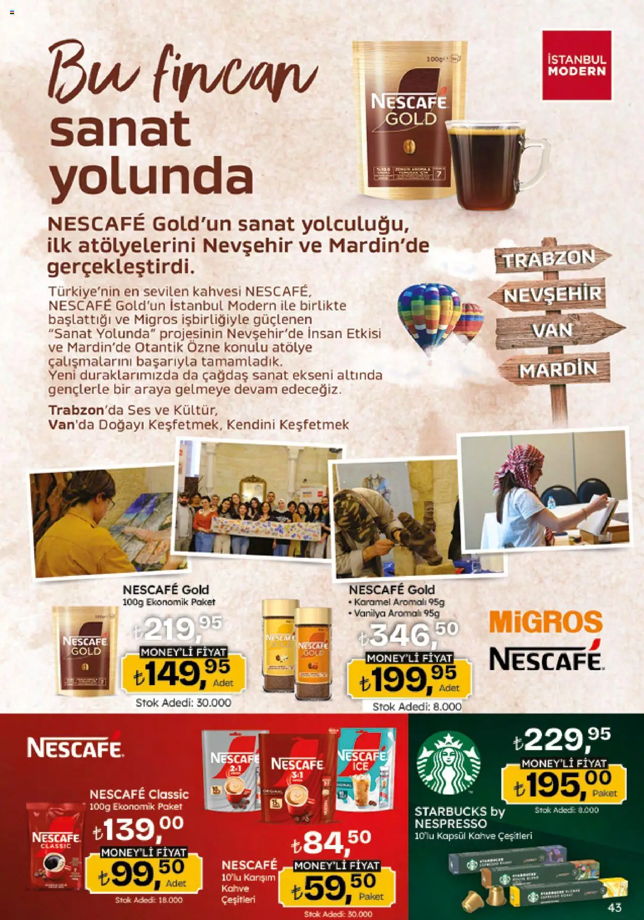 Migros Katalog - Migroskop - 22.05.2025 tarihinden itibaren geçerlidir | Sayfa: 43 | Ürünler: Kahve, Ses