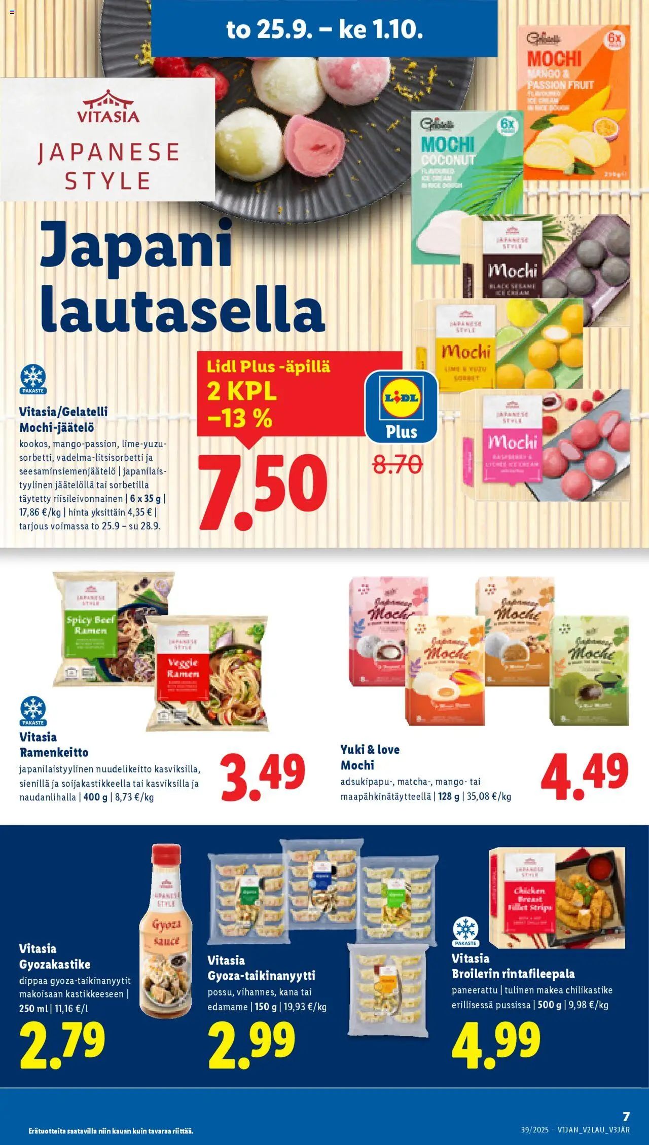 Lidl tarjoukset - Helsinki – voimassa 25.09.2025 alkaen | Sivu: 9 | Tuotteet: Mango, Kana, Chilikastike