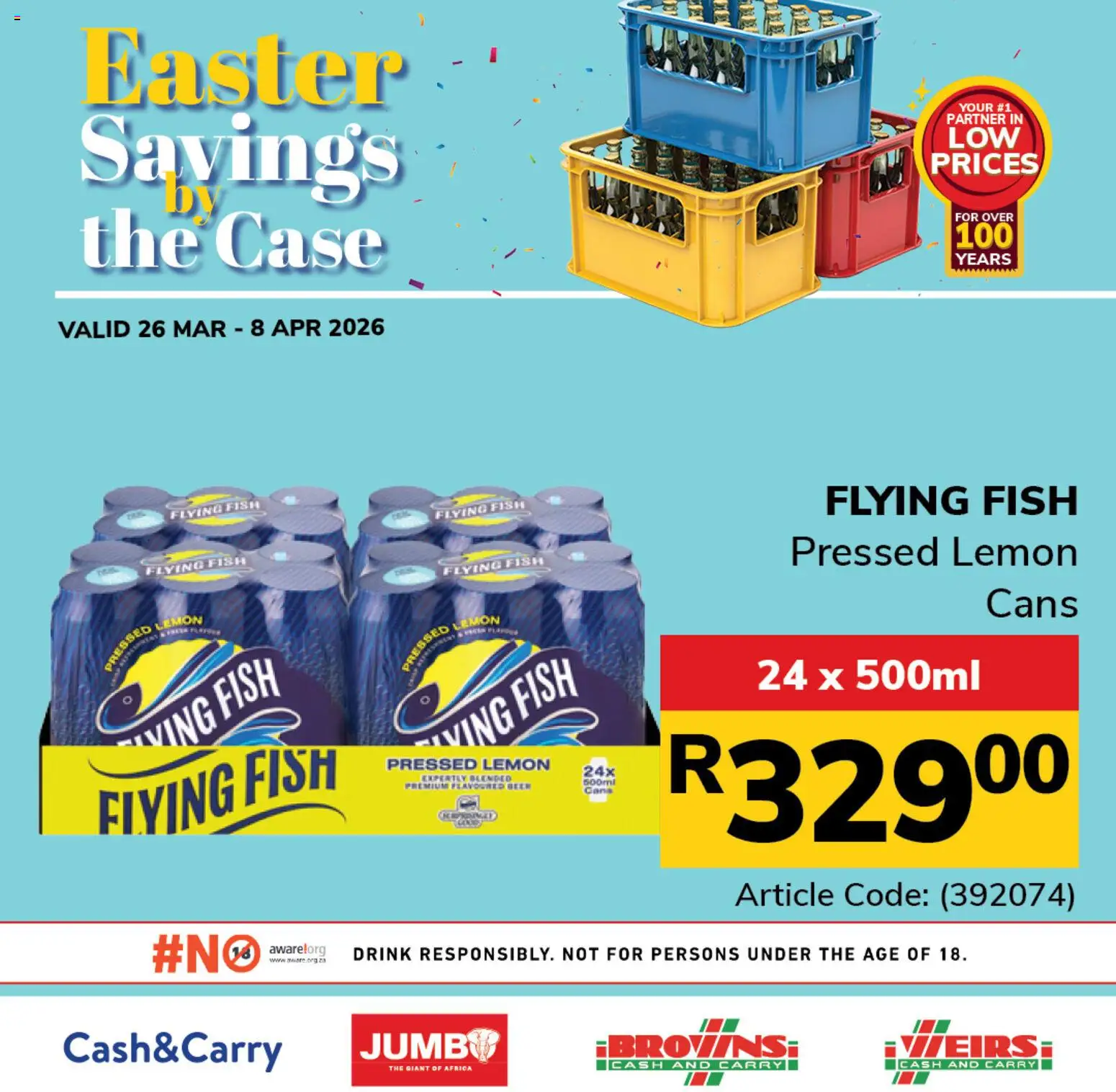 New Jumbo catalogue – valid from 26.03.2026 | Page: 4 | Products: Case, Fish, Lemon