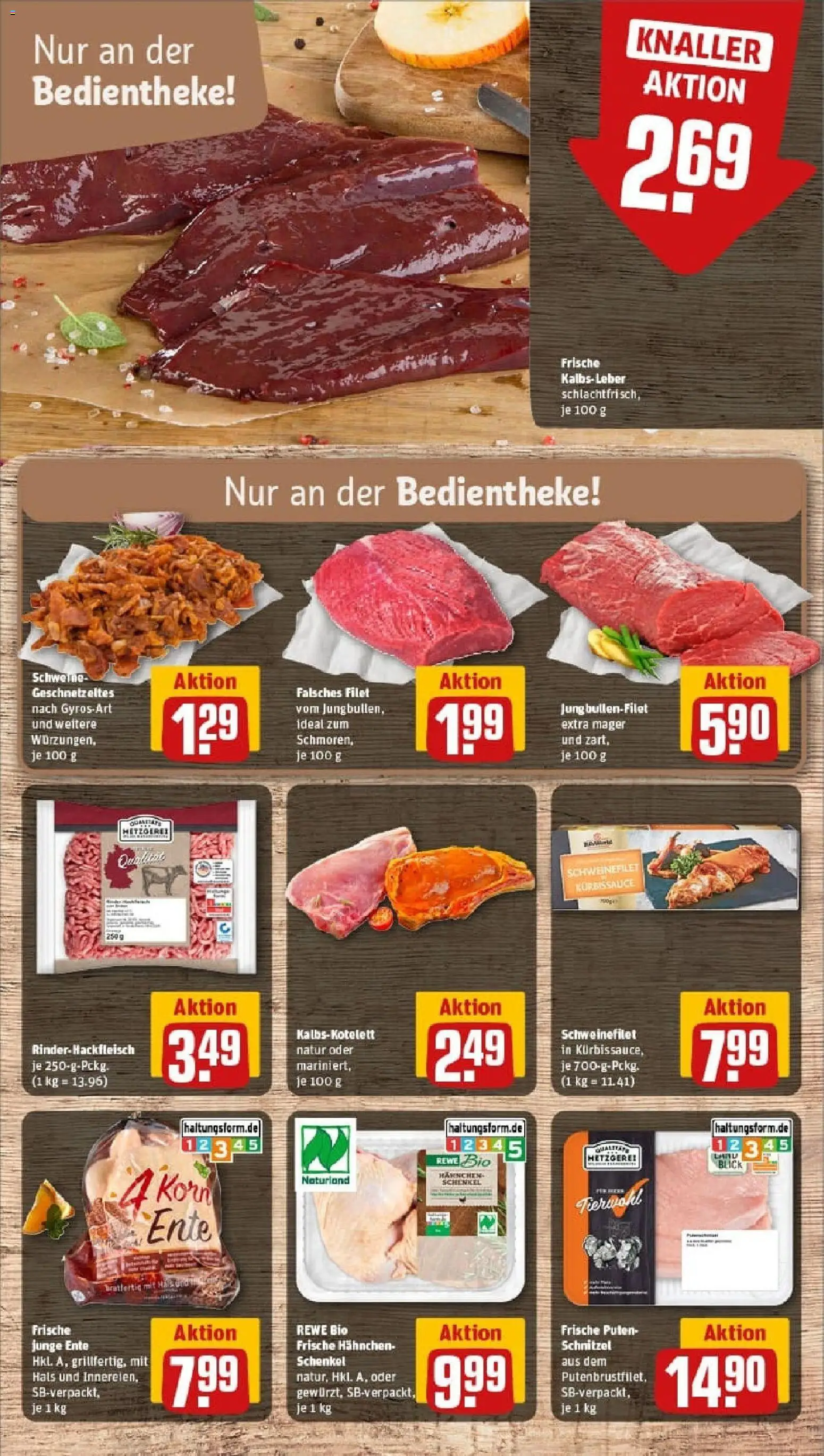 Rewe prospekt Erkrath	 – gültig ab 26.10.2025 | Seite: 10 | Produkte: Hahnchen, Schnitzel, Schweinefilet, Ente