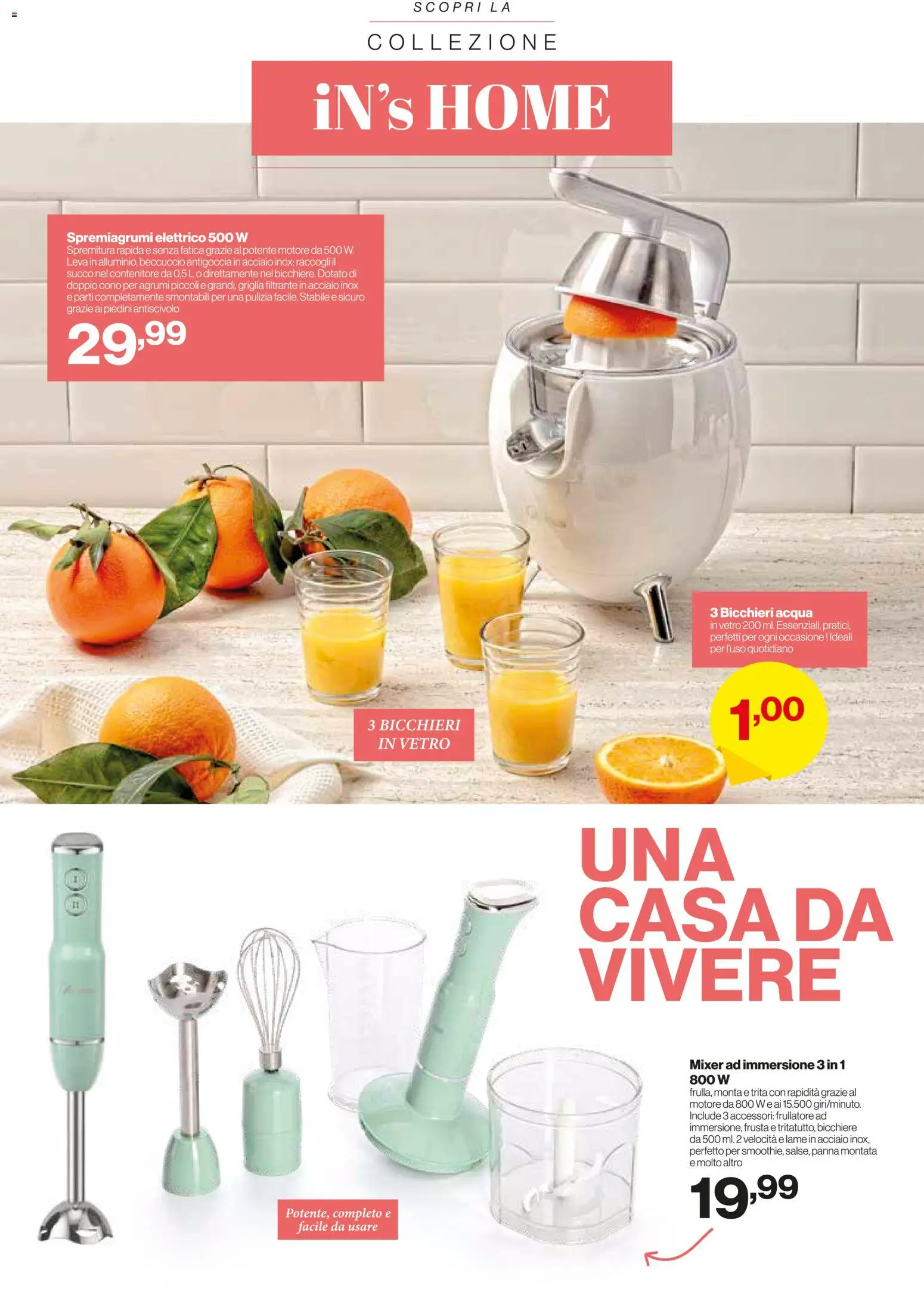 Volantino IN's del 14.01.2026 | Pagina: 16 | Prodotti: Succo, Contenitore, Griglia, Spremiagrumi