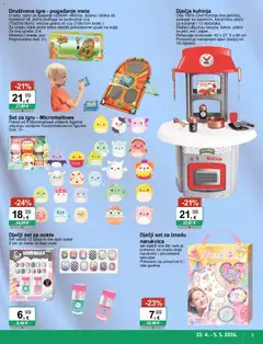 KTC Katalog igračke i tekstil - Pregled kataloga iz trgovine KTC, vrijedi od 22.04.2026 | Stranica: 5