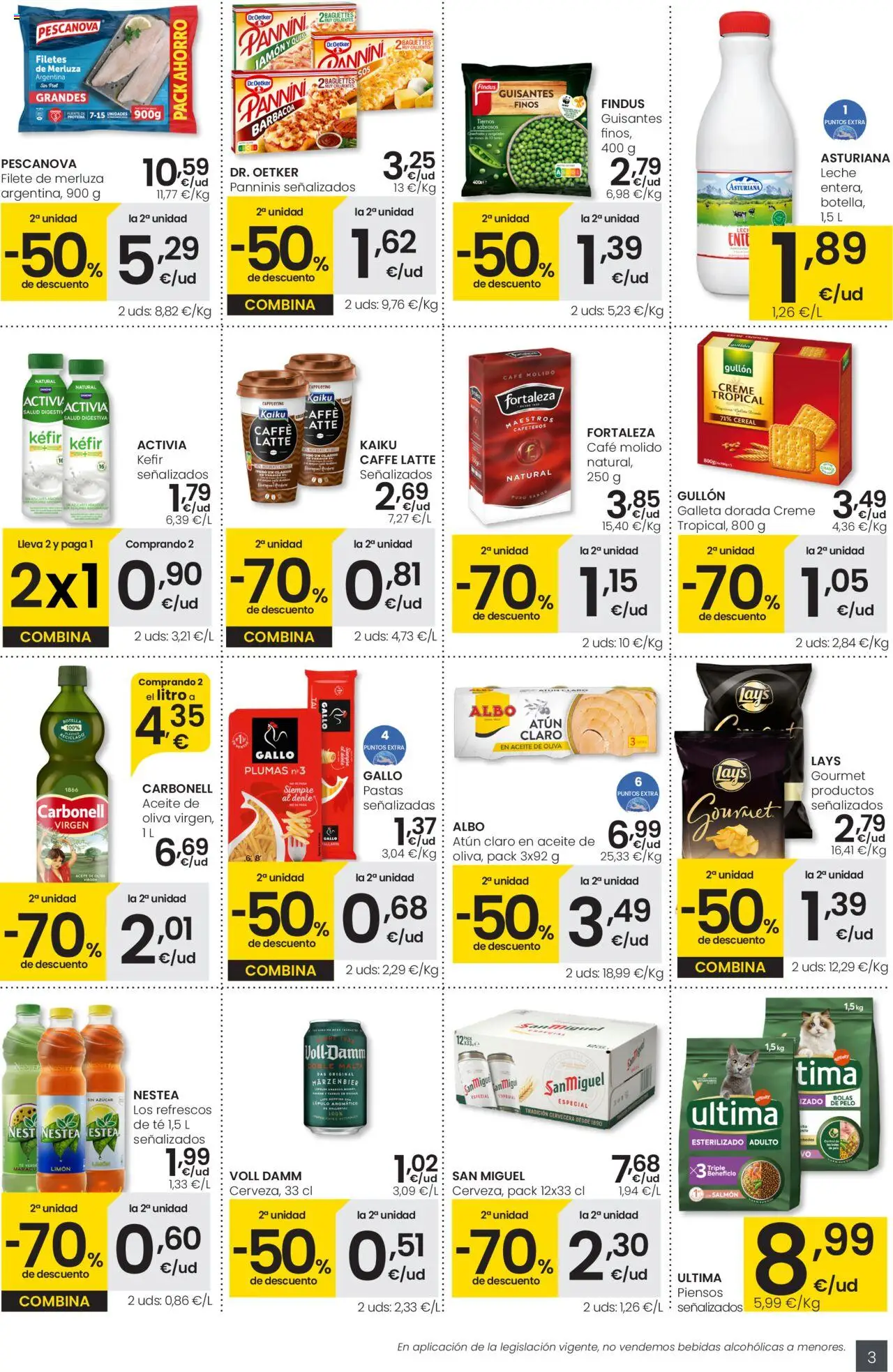 Eroski - Aliprox │ válido desde el 16.10.2025 | Página: 3 | Productos: Queso, Té, Aceite de oliva, Filete