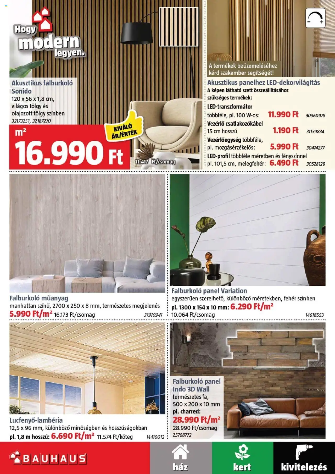 Bauhaus akciós ujság - amely érvényes a következő dátumtól: 03.07.2025 | Oldal: 36 | Termékek: Falburkoló panel