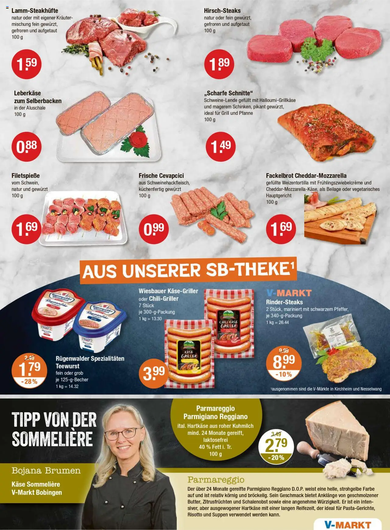 V-Markt - Schwaben/Oberbayern - gültig ab dem 28.08.2025 | Seite: 3 | Produkte: Grill, Cevapcici, Griller, Leberkase