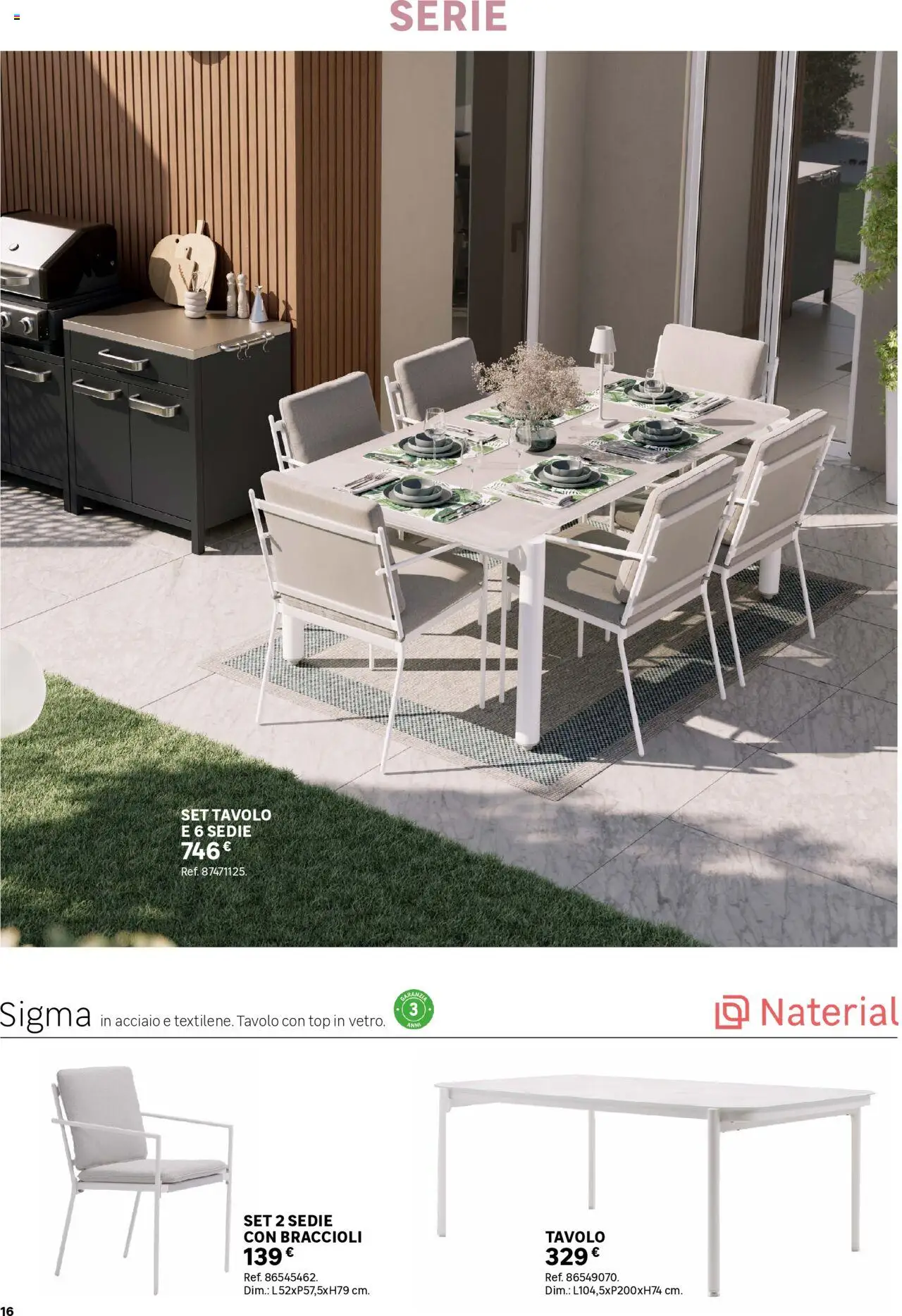 Volantino Leroy Merlin del 02.06.2025 | Pagina: 16 | Prodotti: Braccioli, Top, Tavolo