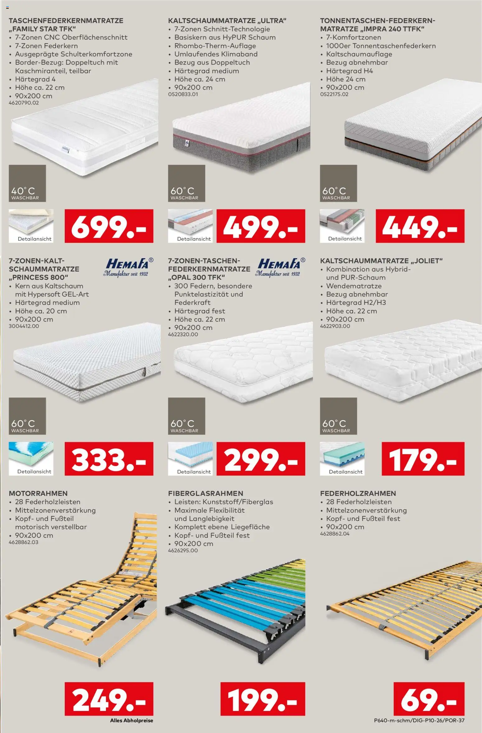 Porta! Prospekt  Potsdam	 – gültig ab 23.02.2026 | Seite: 11 | Produkte: Matratze