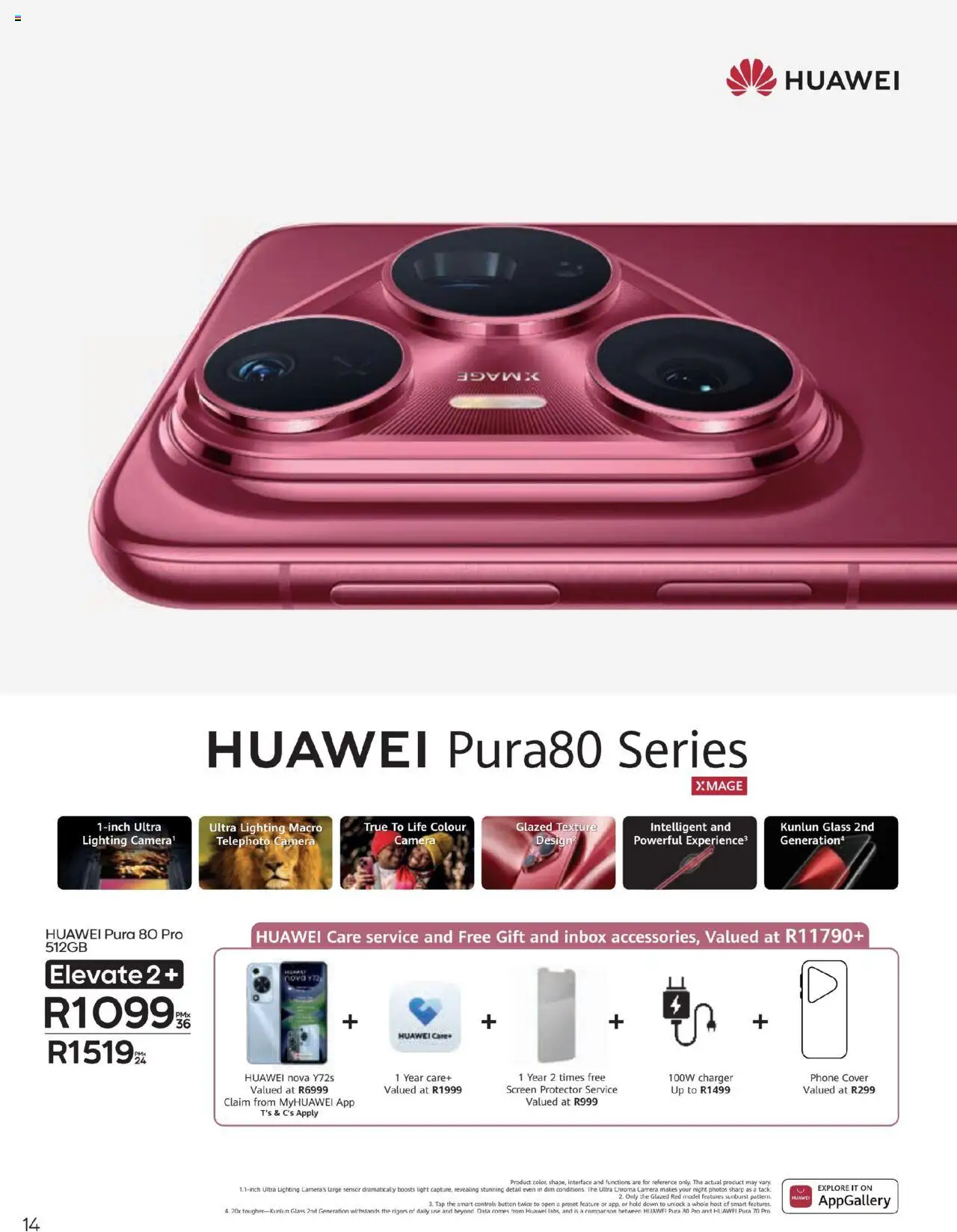 Cell C - Contract Deals │ valid from 01.08.2025 | Page: 14 | Products: Data, Phone, Camera, Charger