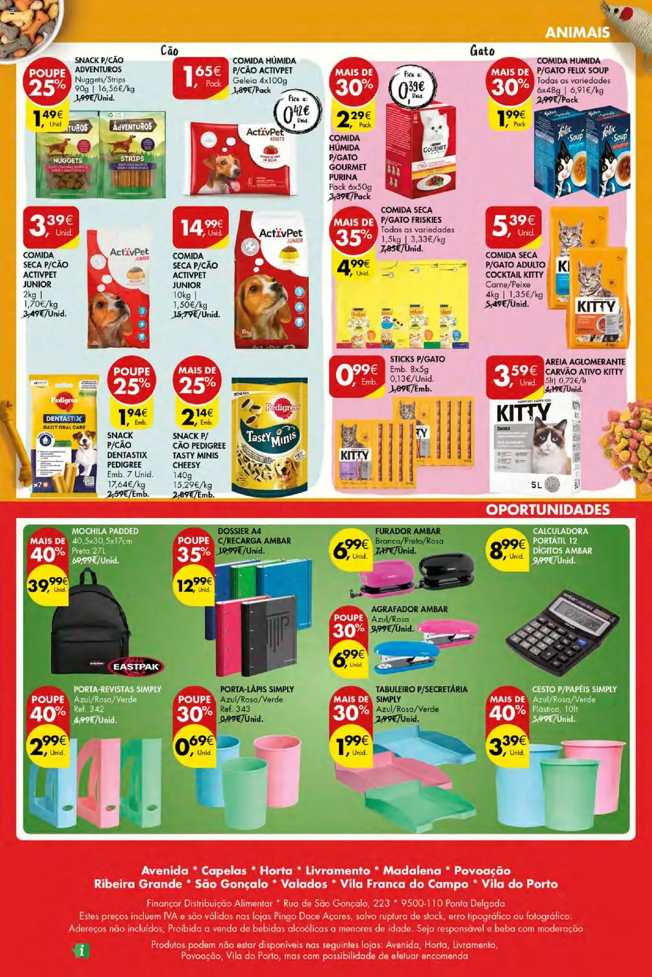 Pingo Doce Poupe Esta Semana Açores │ válido de 11.09.2025 | Página: 28 | Produtos: Calculadora, Areia, Geleia, Nuggets