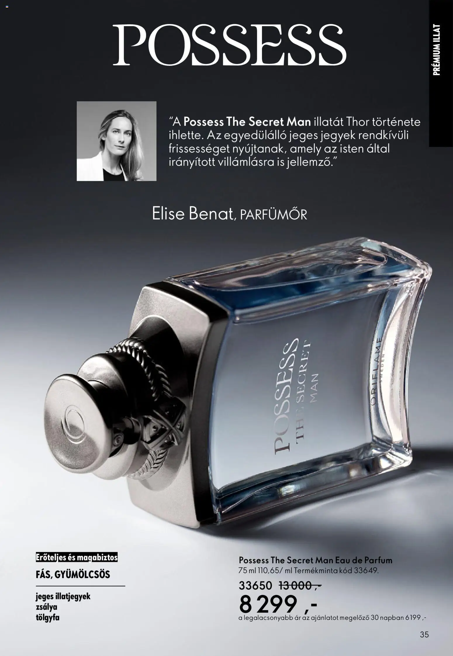 Oriflame akciós ujság - amely érvényes a következő dátumtól: 21.01.2026 | Oldal: 35 | Termékek: Parfüm