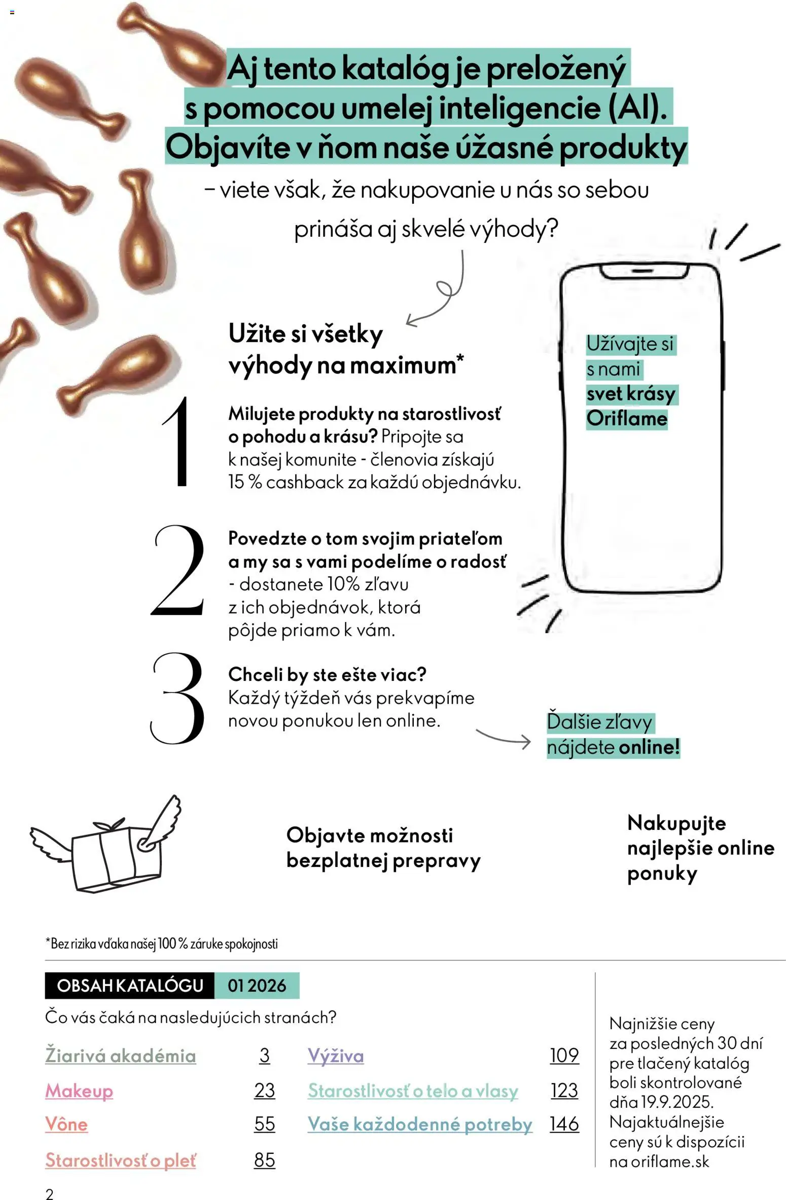 Nové Oriflame akcie – leták je platný od 24.12.2025 | Strana: 2