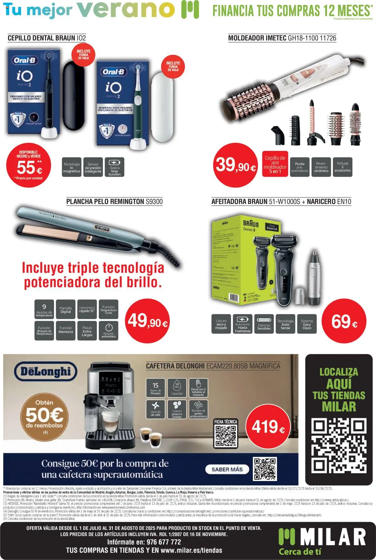 Milar folleto │ válido desde el 01.07.2025 | Página: 16 | Productos: Cepillo, Funda, Cafetera, Bandeja