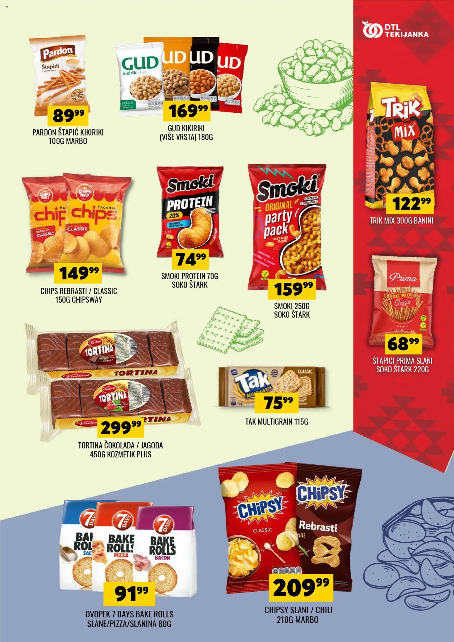 Tekijanka katalog - važi od 03.12.2025 | Strana: 13 | Proizvode: Protein, Smoki, Jagoda, Čokolada