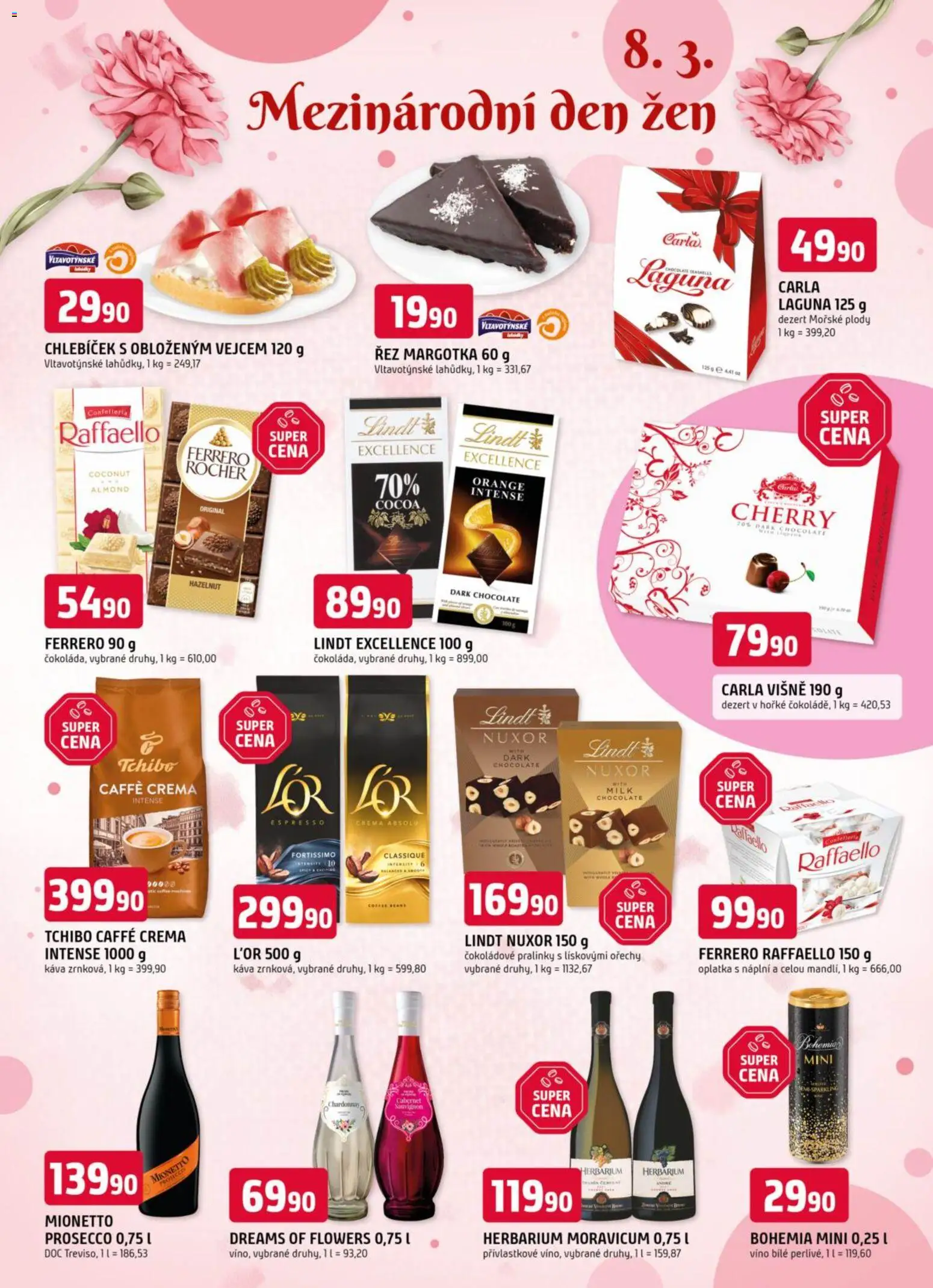 Trefa leták od 04.03.2026 | Strana: 9 | Produkty: Prosecco, Tchibo, L'Or, Crema