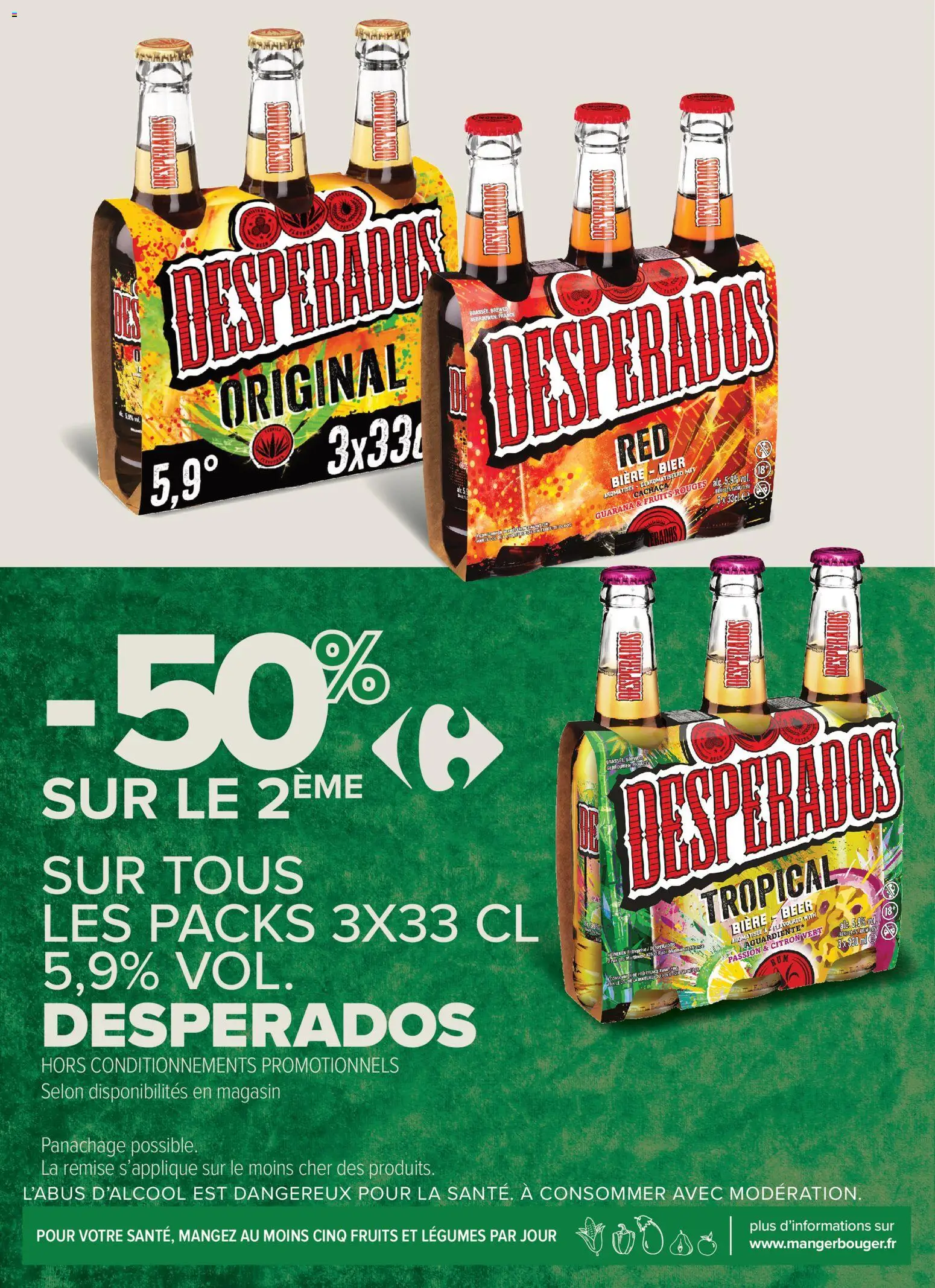 {H1} | Page: 22 | Produits: Desperados, Citron, Citron vert, Bière