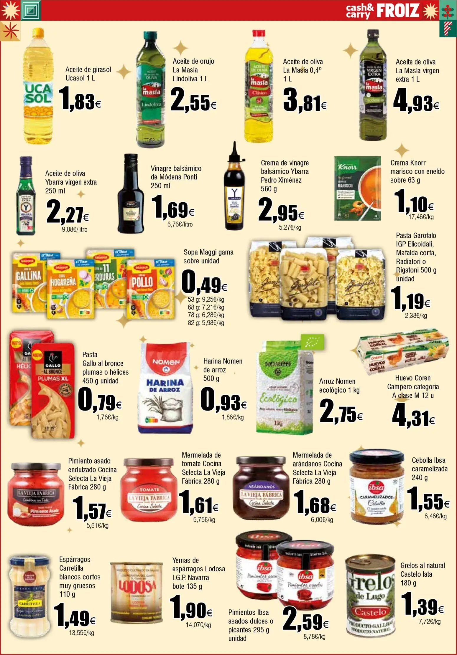 Froiz - Folleto Cash │ válido desde el 18.12.2025 | Página: 13 | Productos: Huevos, Aceite, Arroz, Παγωμένο τσάι