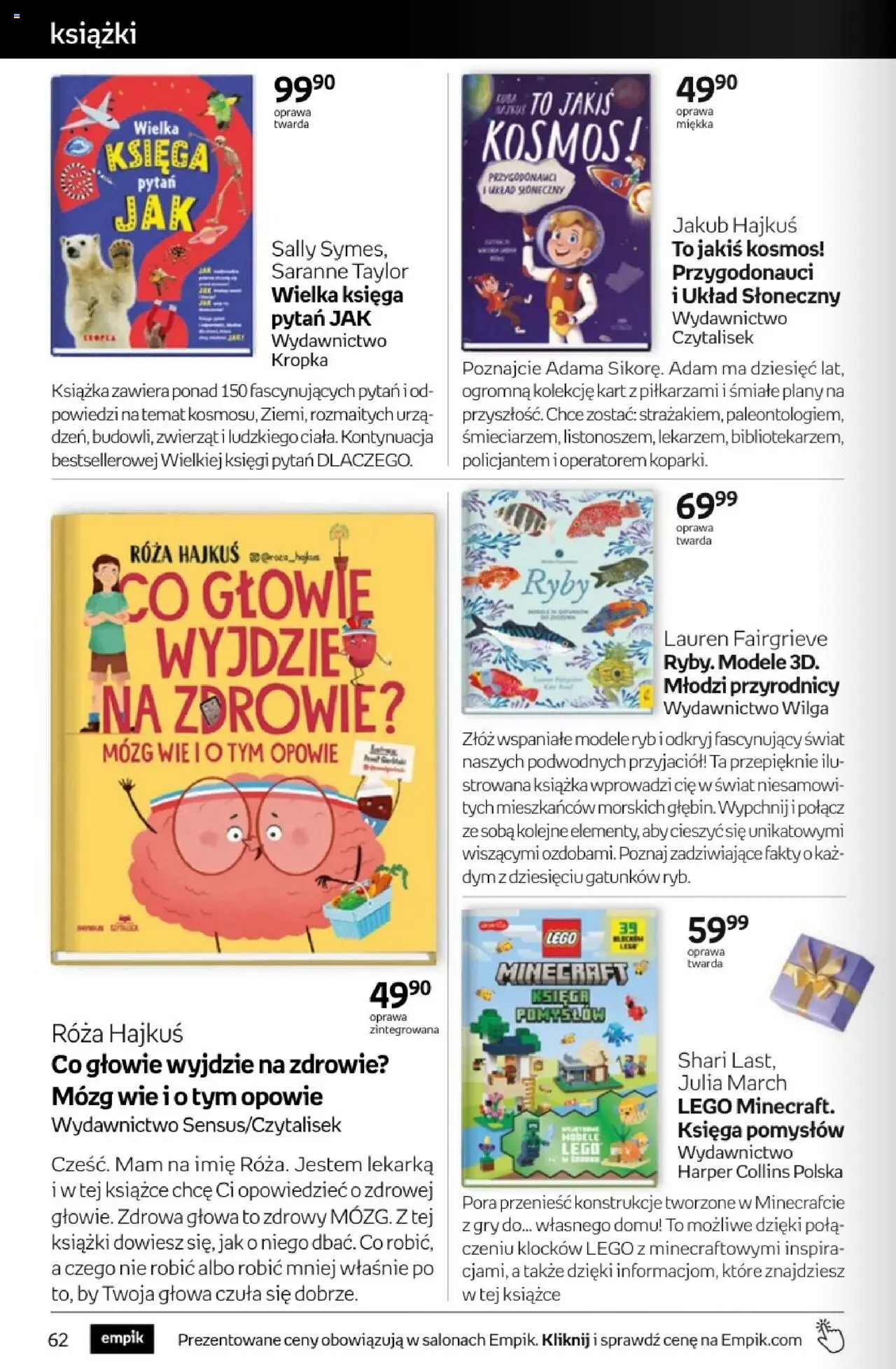 Empik promocje od 21.05.2025 | Strona: 62 | Produkty: Lego, Książki, Gry, Ryby